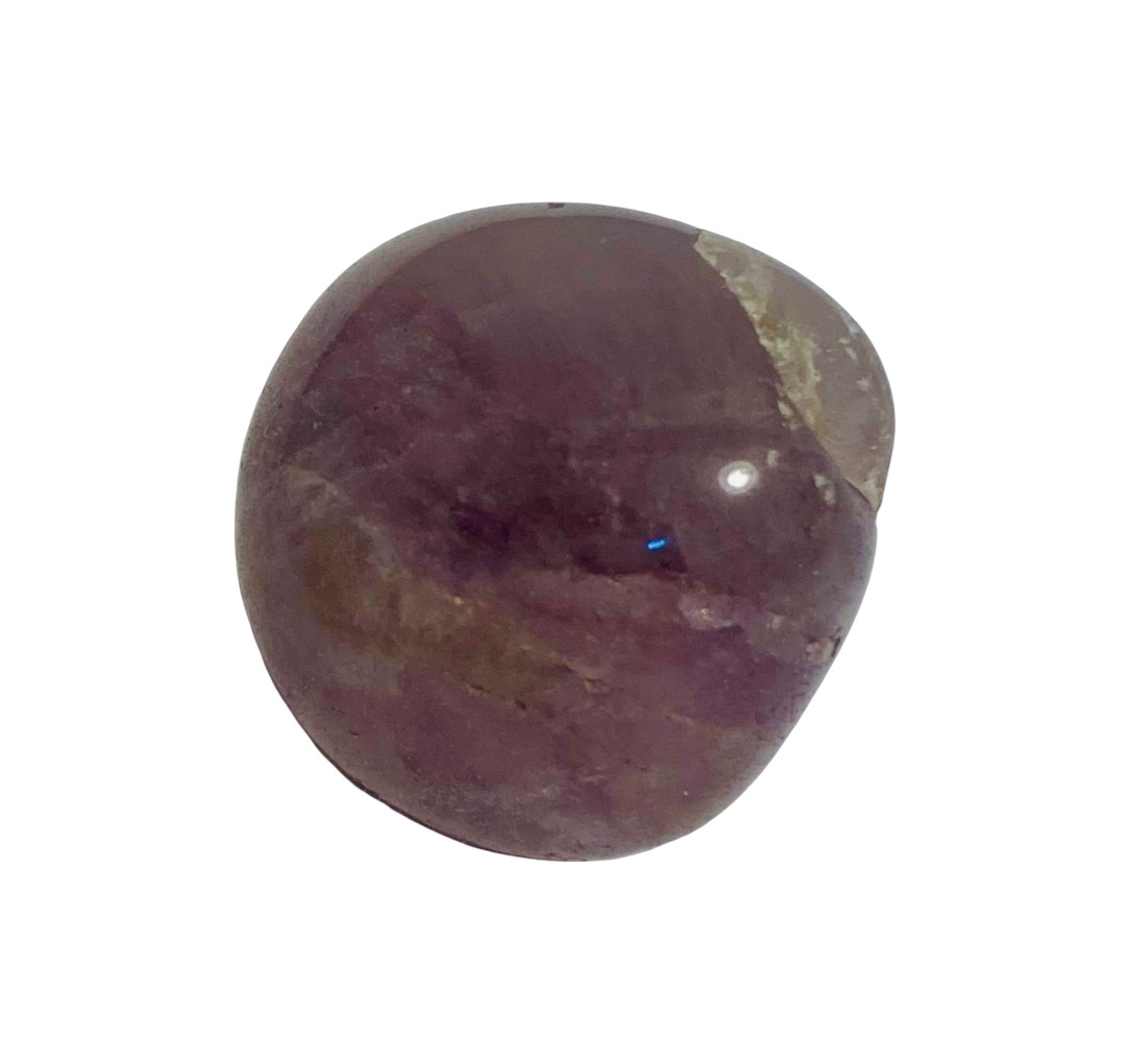 Purple Quartz Crystal 5g (20mm Long, 30mm Wide) Tumbled, Good Condition