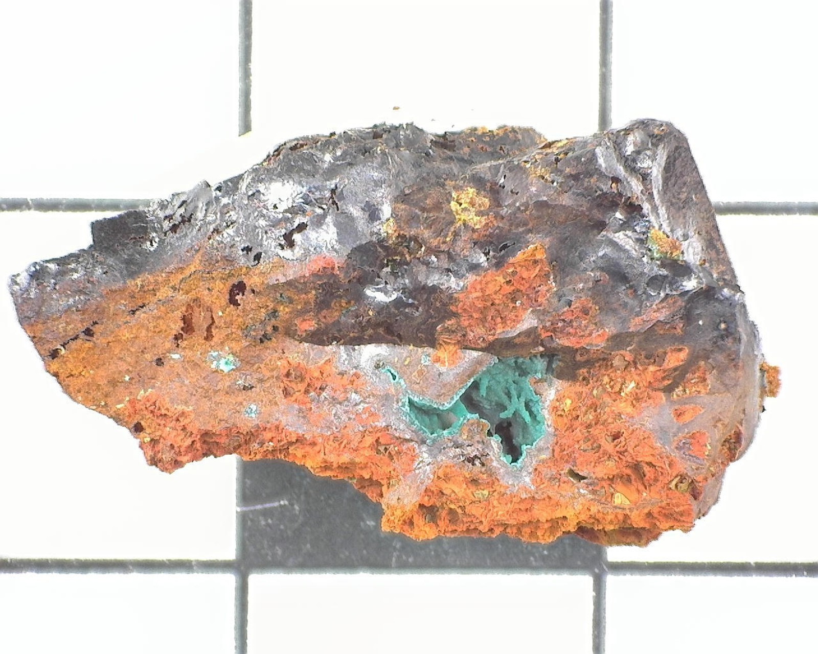 20438 MM Conichalcite ep Goethite Lavreotiki East Attica Attica Greece 14187