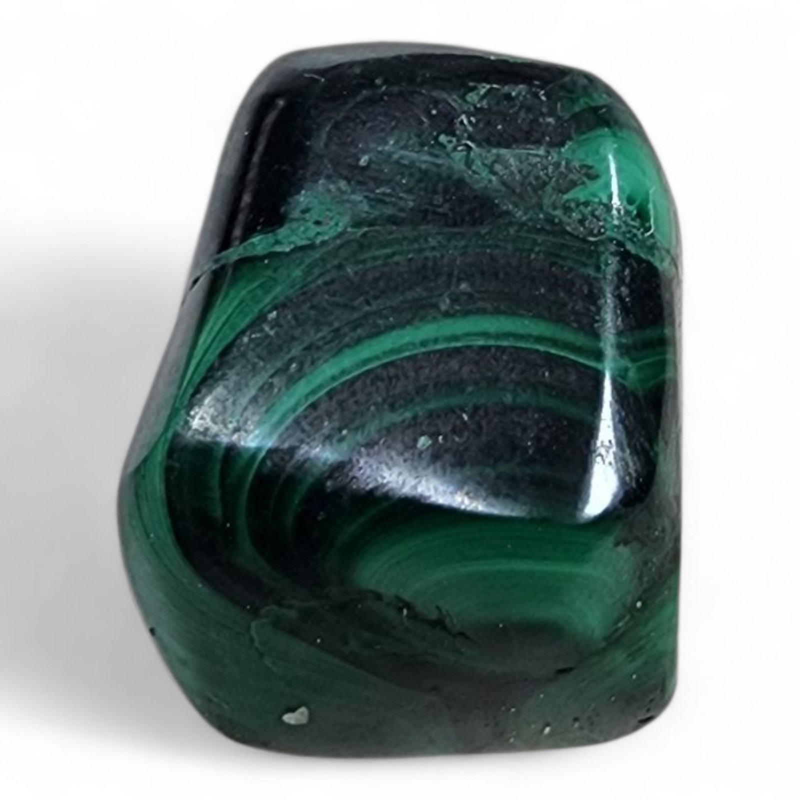 Malachite Polished Stone from the Congo 28.2 grams