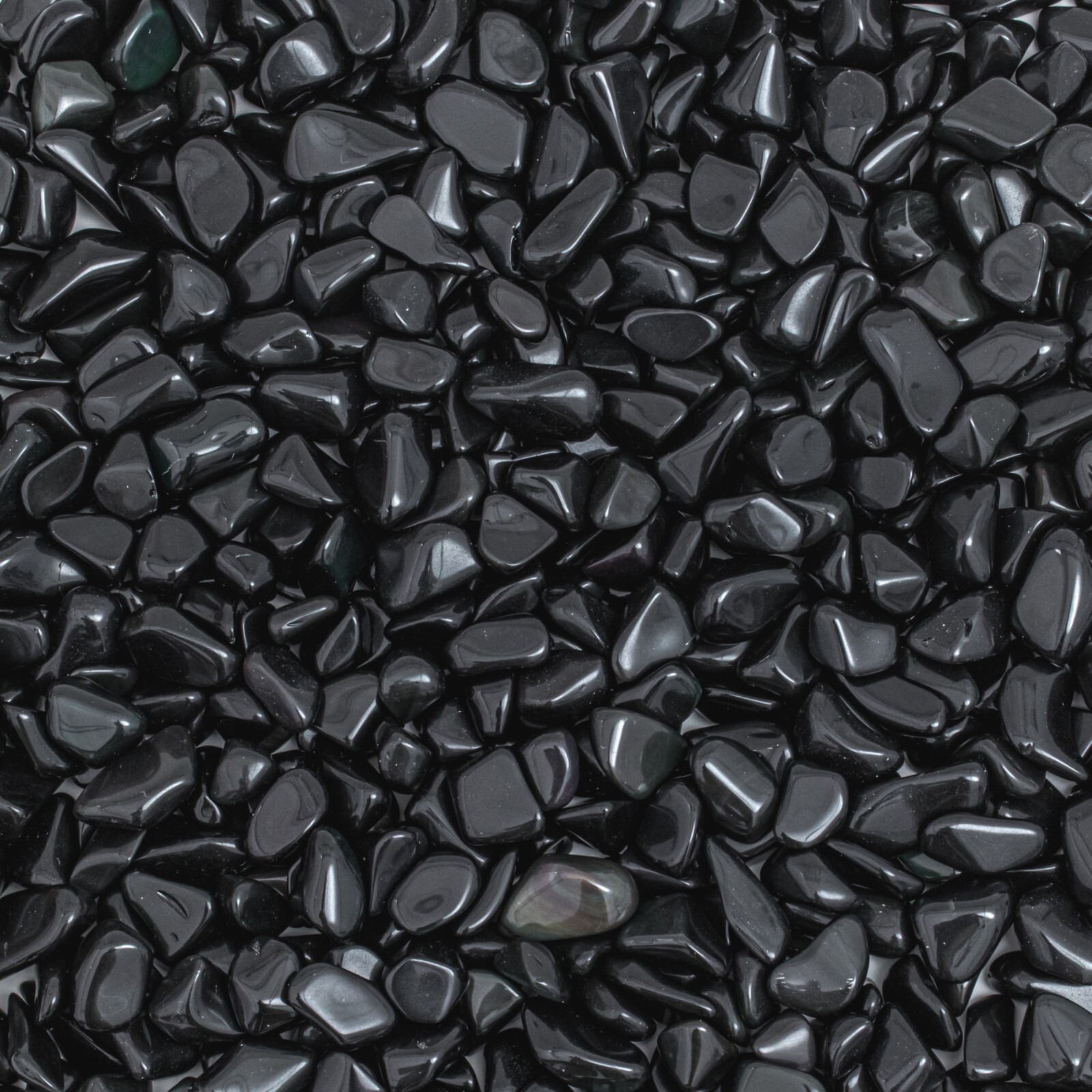 1/4 lb Small Tumbled Rainbow Obsidian Bulk Rock Gemstone Wholesale Healing Gems