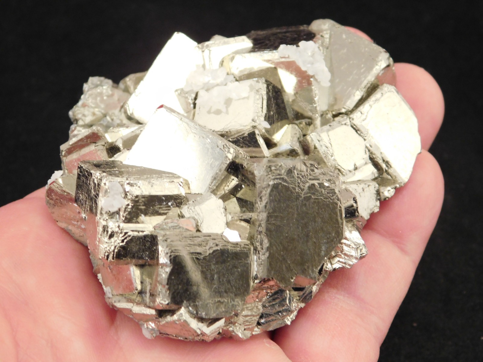 LARGER! PYRITE Crystal CUBE Cluster 100% Natural Huanzala Mine Peru 414gr