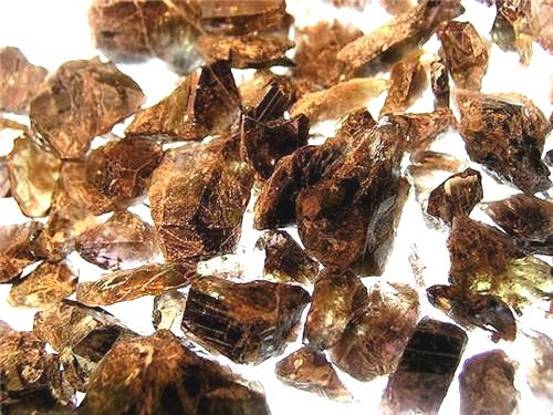Axinite natural crystal pyroelectric piezoelectric Tanzania RARE 1/4 pound lot