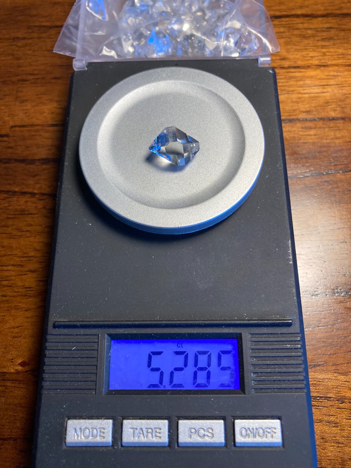 ONE Herkimer NY diamond AAA SMALL 11mm to 14mm Jewel grade! up to 1/2 inch