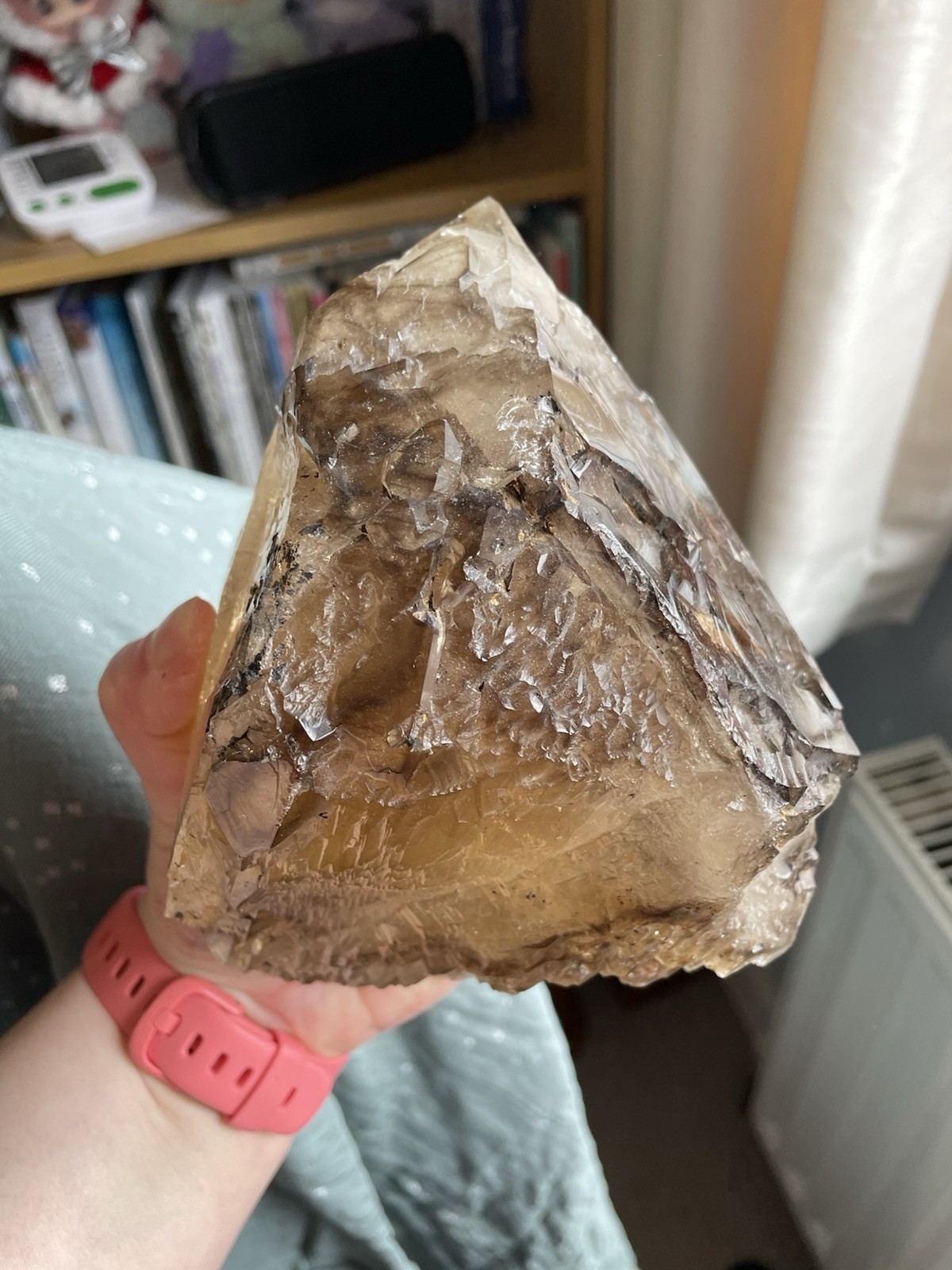 Large Elestial Smoky Citrine Statement Piece 1.85kg Stunning Crystal Quartz