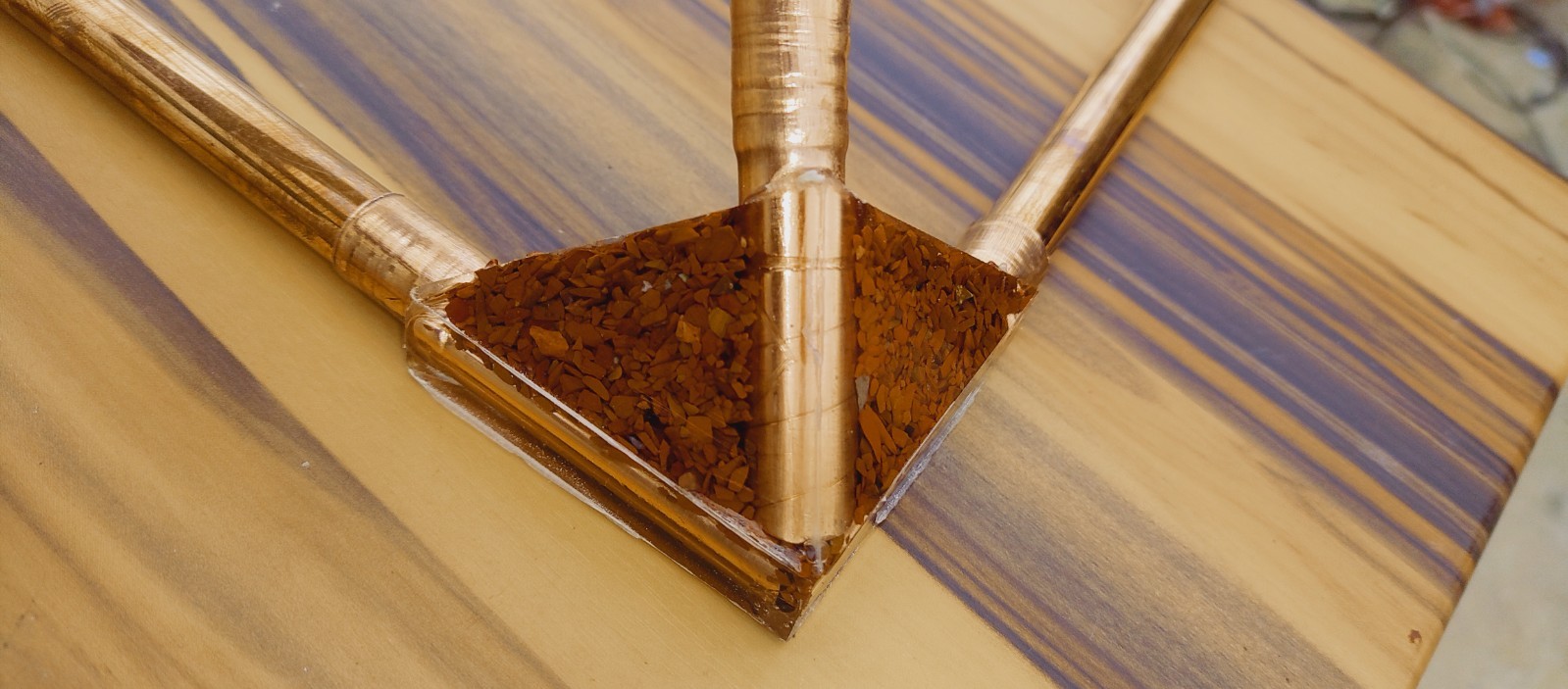 12mm Copper Orgonite Giza Pyramid Connector Kit – Cosmic Series – Without Pipe