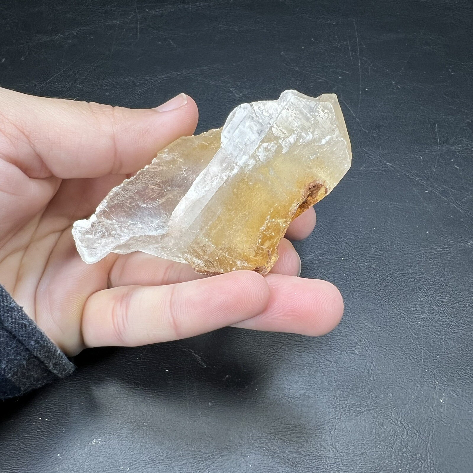Golden Phantom Selenite cluster aka: Gypsum | Utah