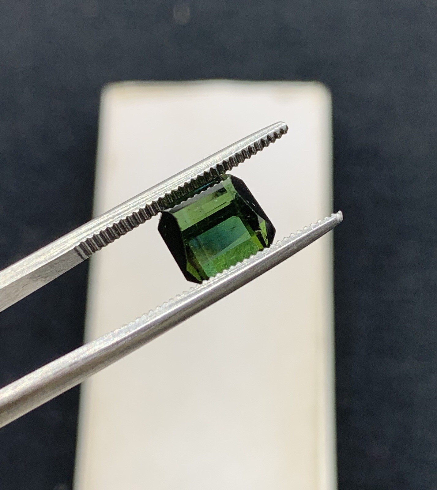 2.30 Cts Dark Green Tourmaline Gemstone From Afghanistan.