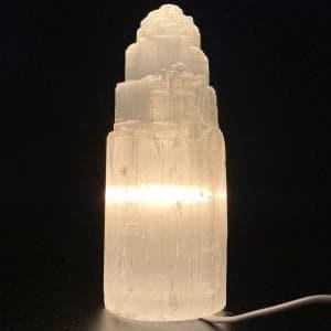 Mountain selenite lamp 100% genuine spiritual Spiritual crystal mineral stone