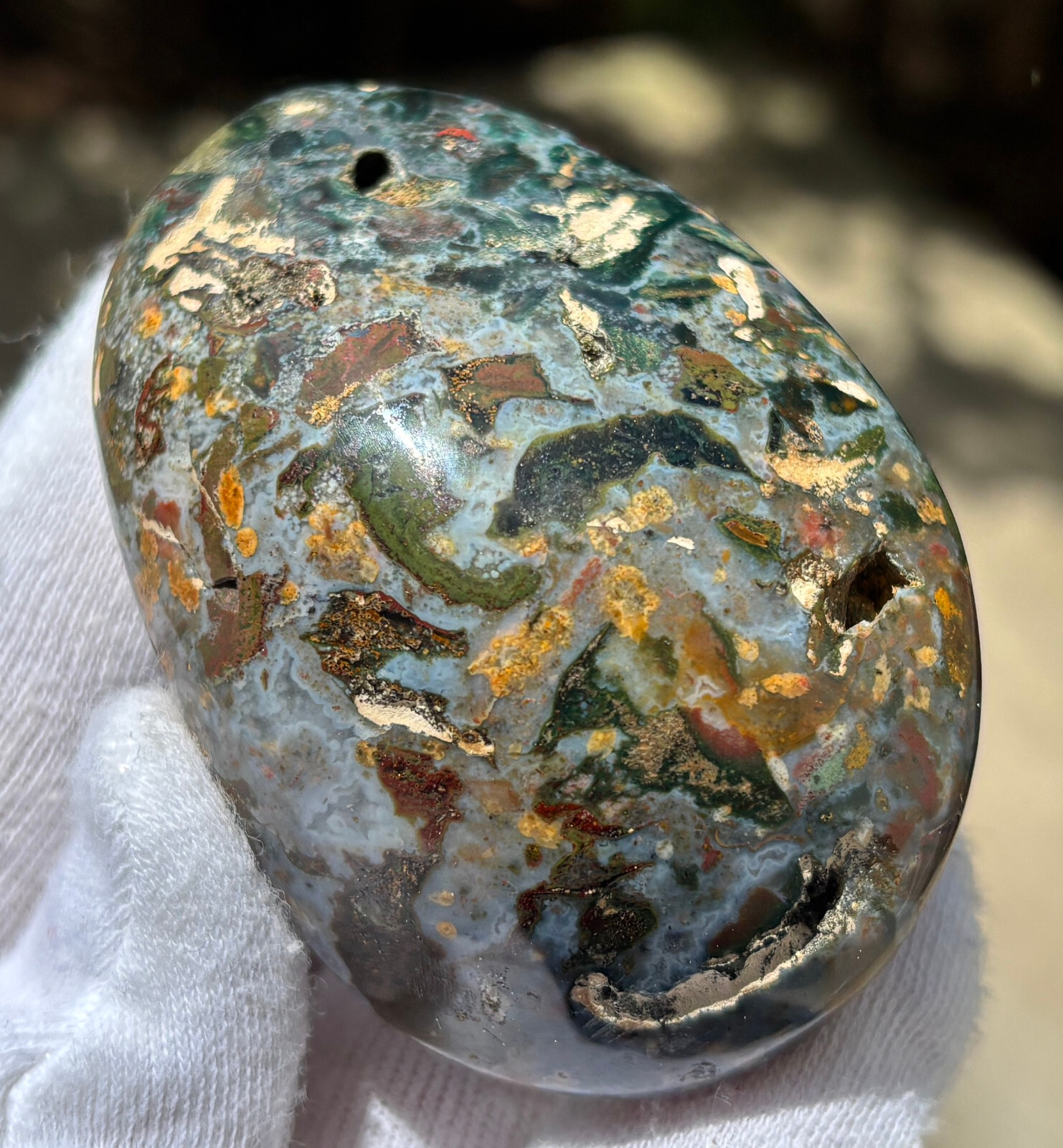 USA SALE 242g LOT OCEAN JASPER OJ PALMSTONES PALM STONES Palm Stone