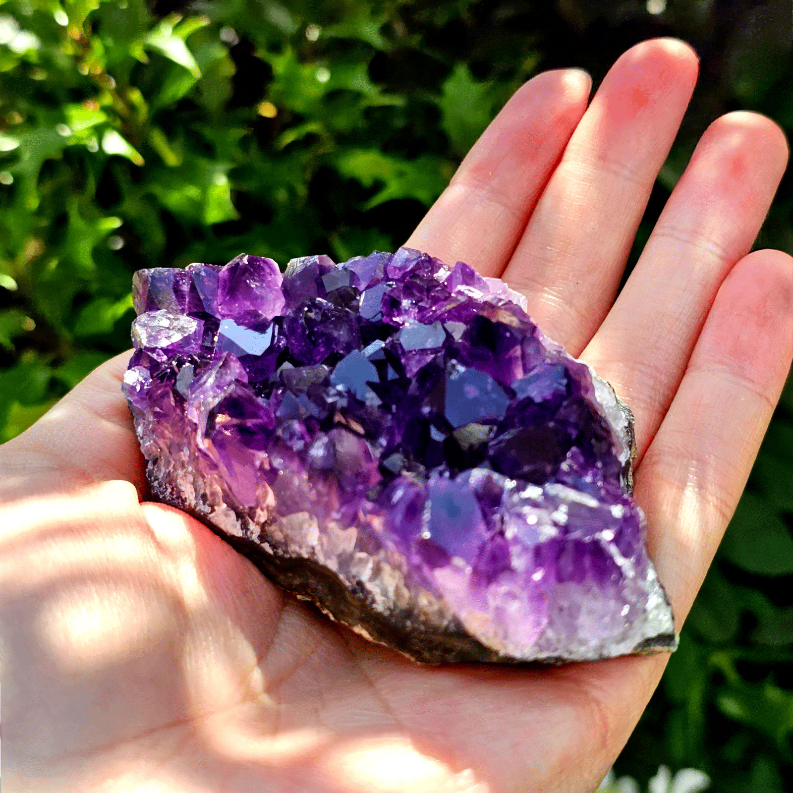 Natural Amethyst Geode Cluster Raw Quartz Crystal Healing Stone Specimen Home