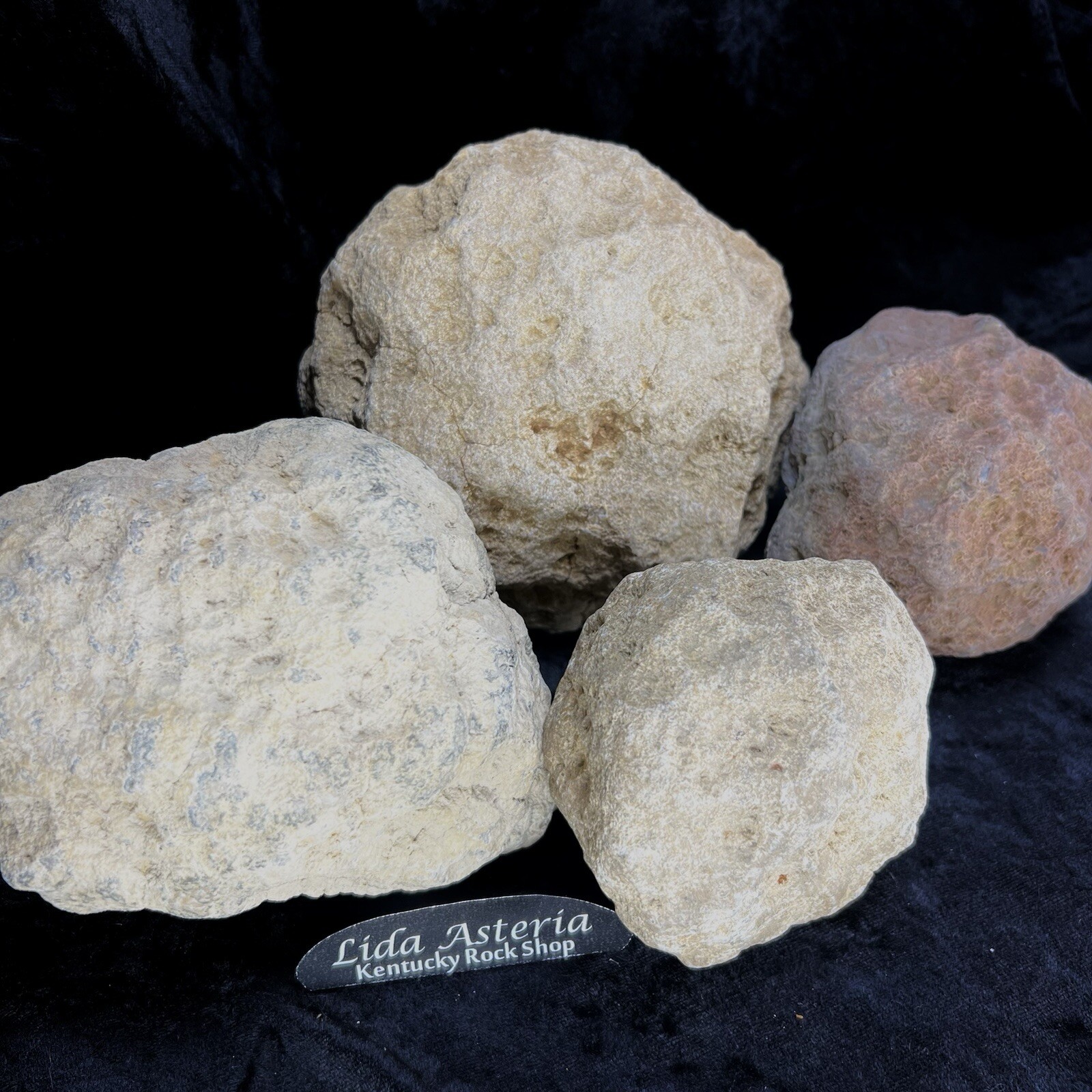 4 Unopened Geodes Large Uncut Semi to Solid Quartz Crystals Agate 9-10Lb Lot