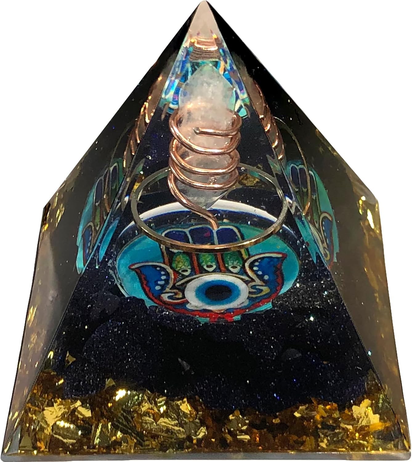 Orgone Pyramid Energy Generator Emf Protection Healing Meditation Orgonite USA
