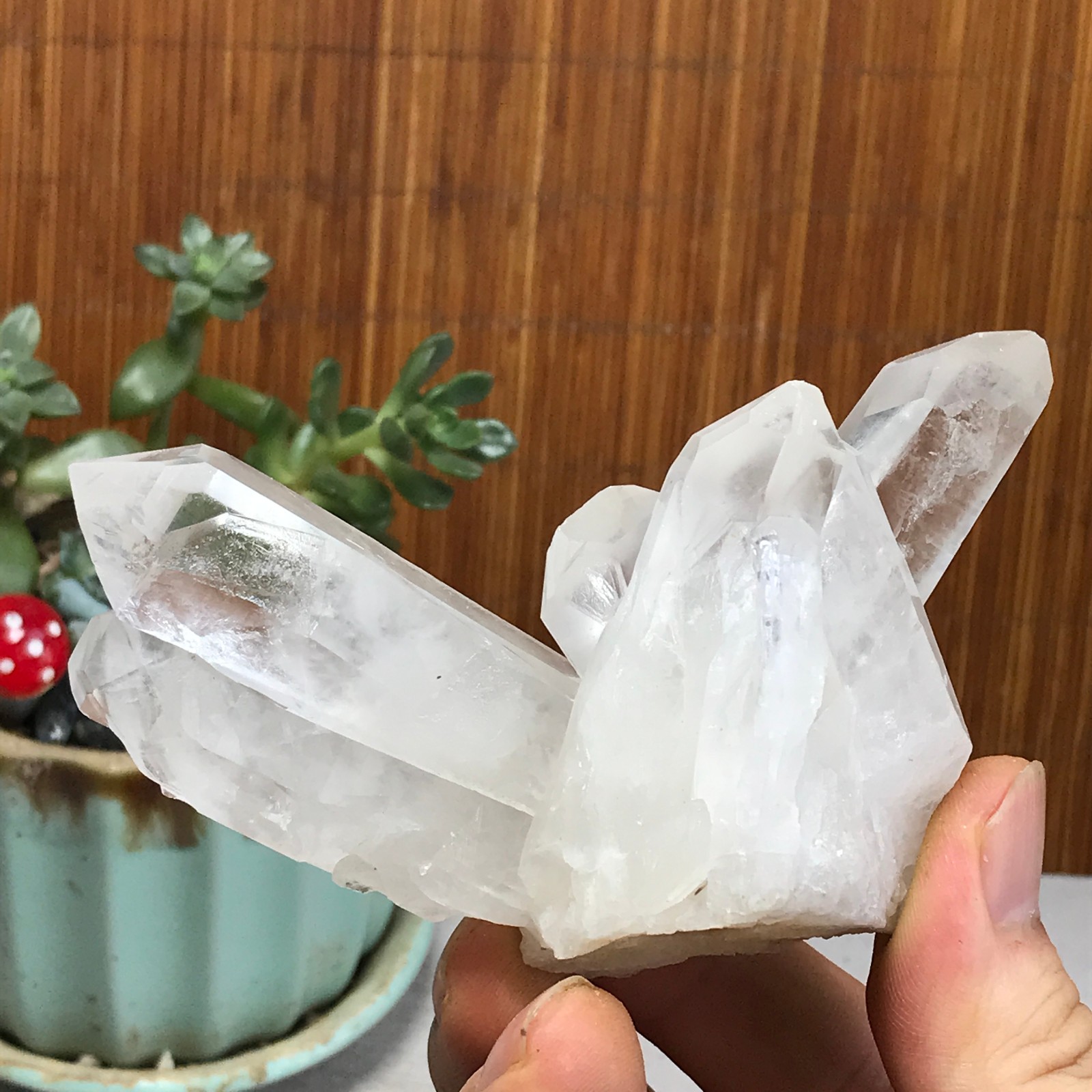 92-78-42mm Natural crystal clusters pretty Quartz Mineral Specimen 149g A6987