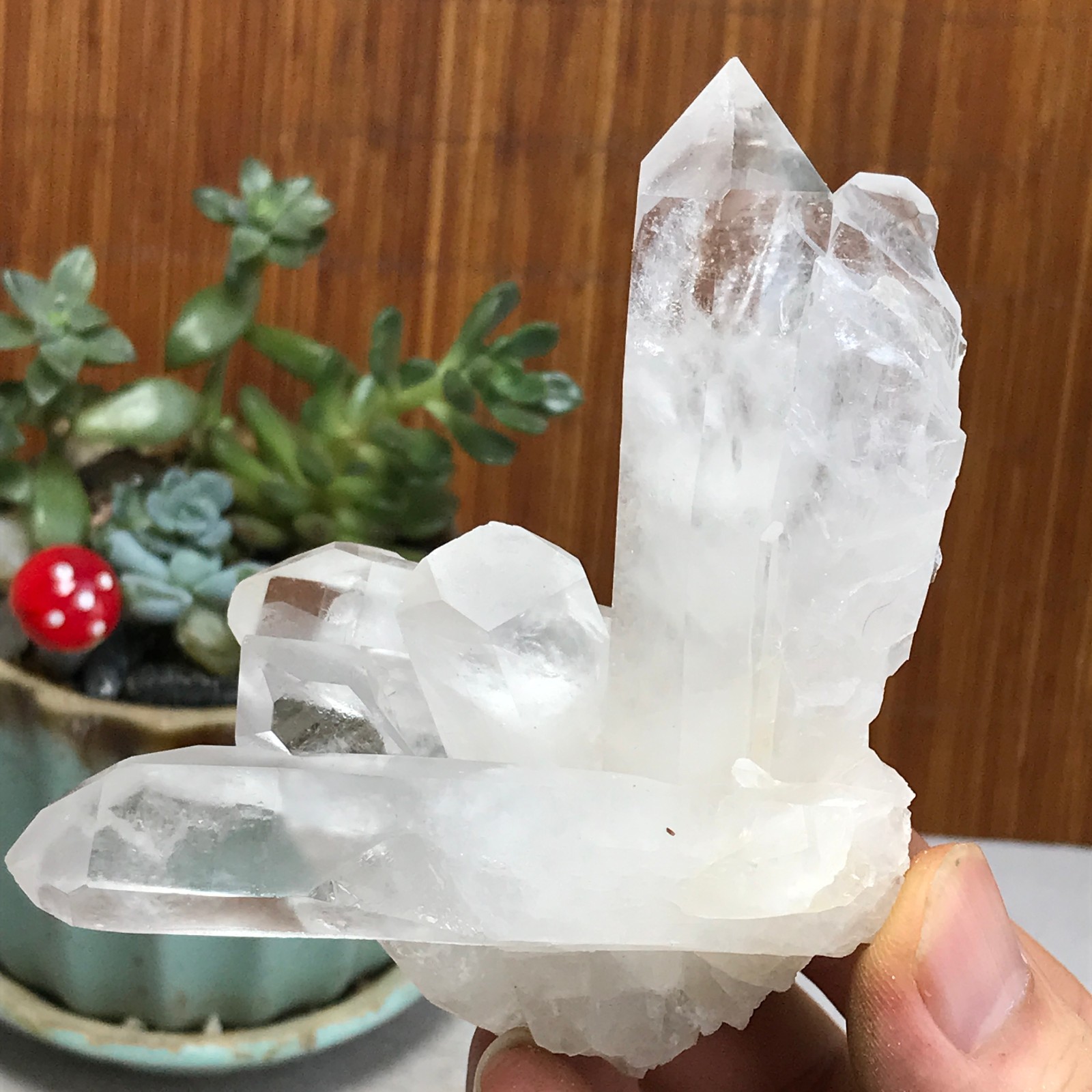 92-78-42mm Natural crystal clusters pretty Quartz Mineral Specimen 149g A6987