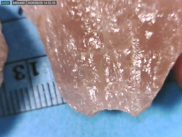 7 ROSE QUARTZ SPECIMENS MIXED COLOR & SIZES LOT FROM UNKNOWN LOCATION LOT #D130