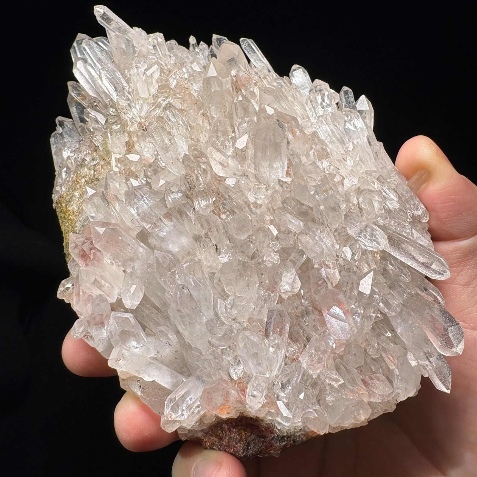 Natural Clear Quartz Cluster Specimen Raw Mineral Crystal Healing Energy Clarity