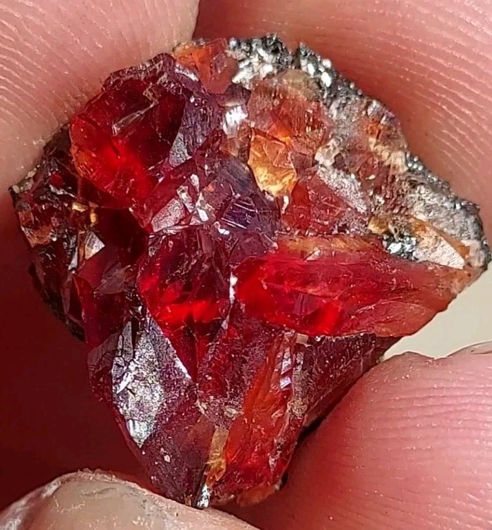 ULTRA RARE GEM RHODOCHROSITE On Matrix N’Chwaning I Mine, KMF, South Africa