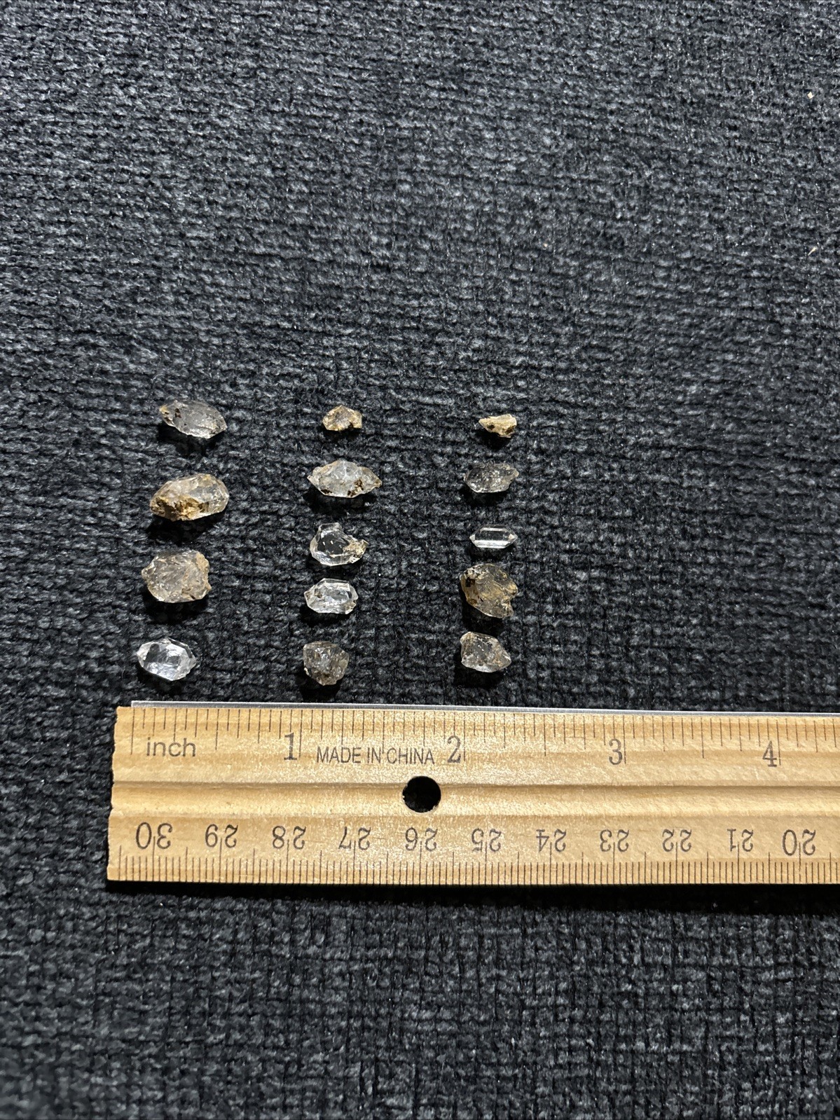 Herkimer Diamond Quartz Crystals Mixed Lot 32pc 1.16oz Combined