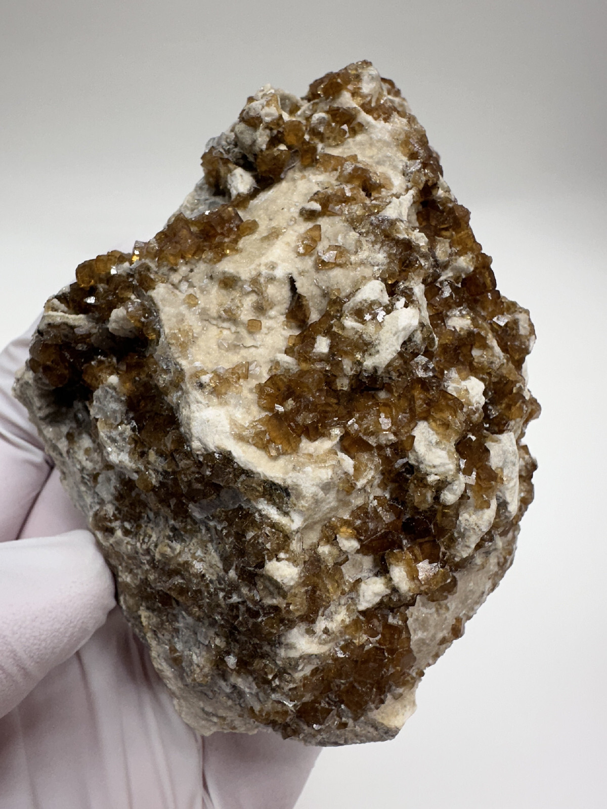 FLUORESCENT__Large Root beer Fluorite Specimen / Clay Center Ohio