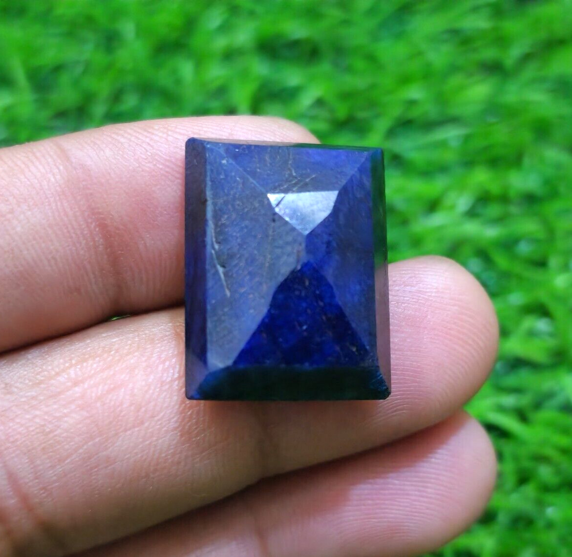 56.20 Crt Stunning Fine Blue Sapphire Faceted Octagon Loose Gemstone For Jewelry