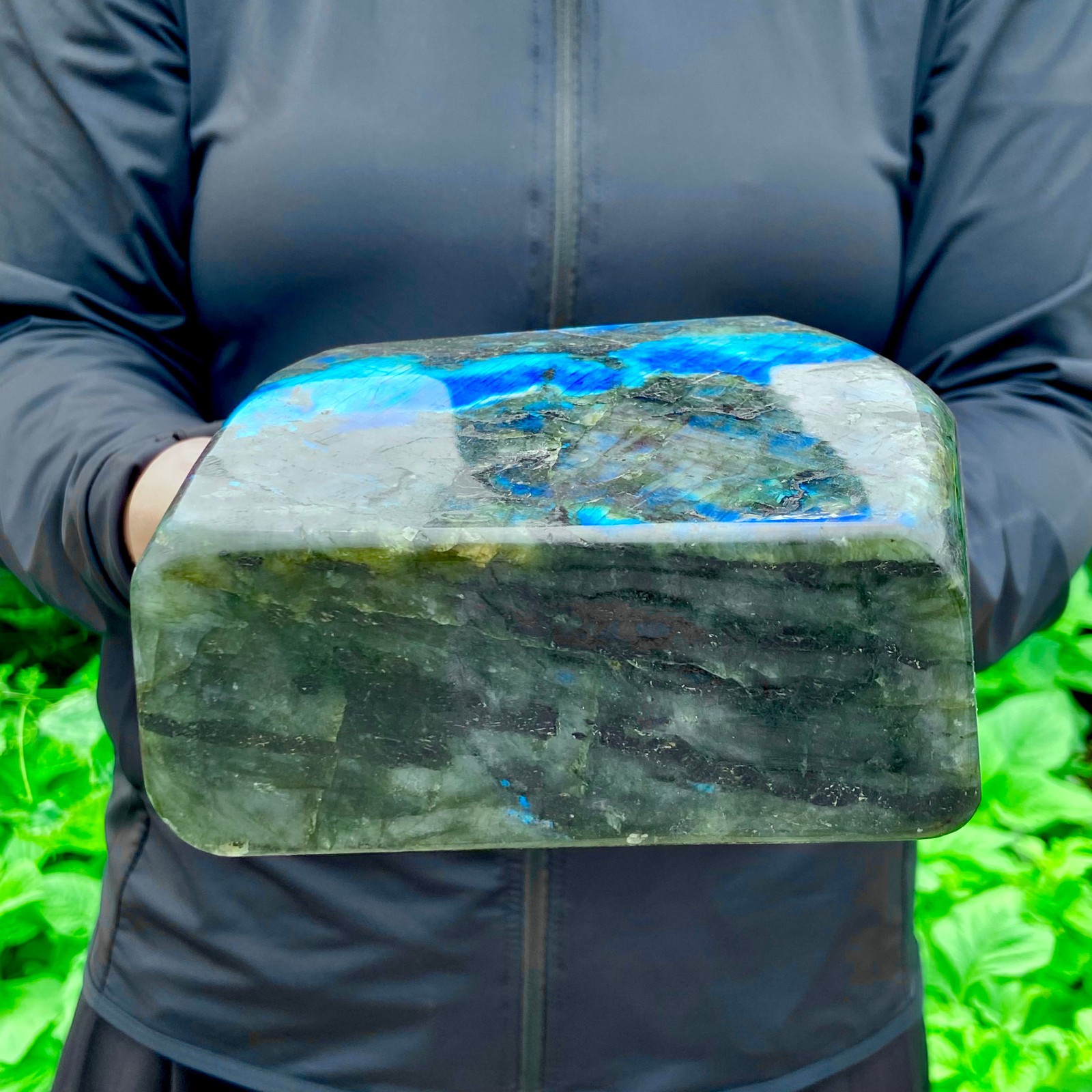 6.2LB Natural Gorgeous Labradorite QuartzCrystal Stone Specimen Healing