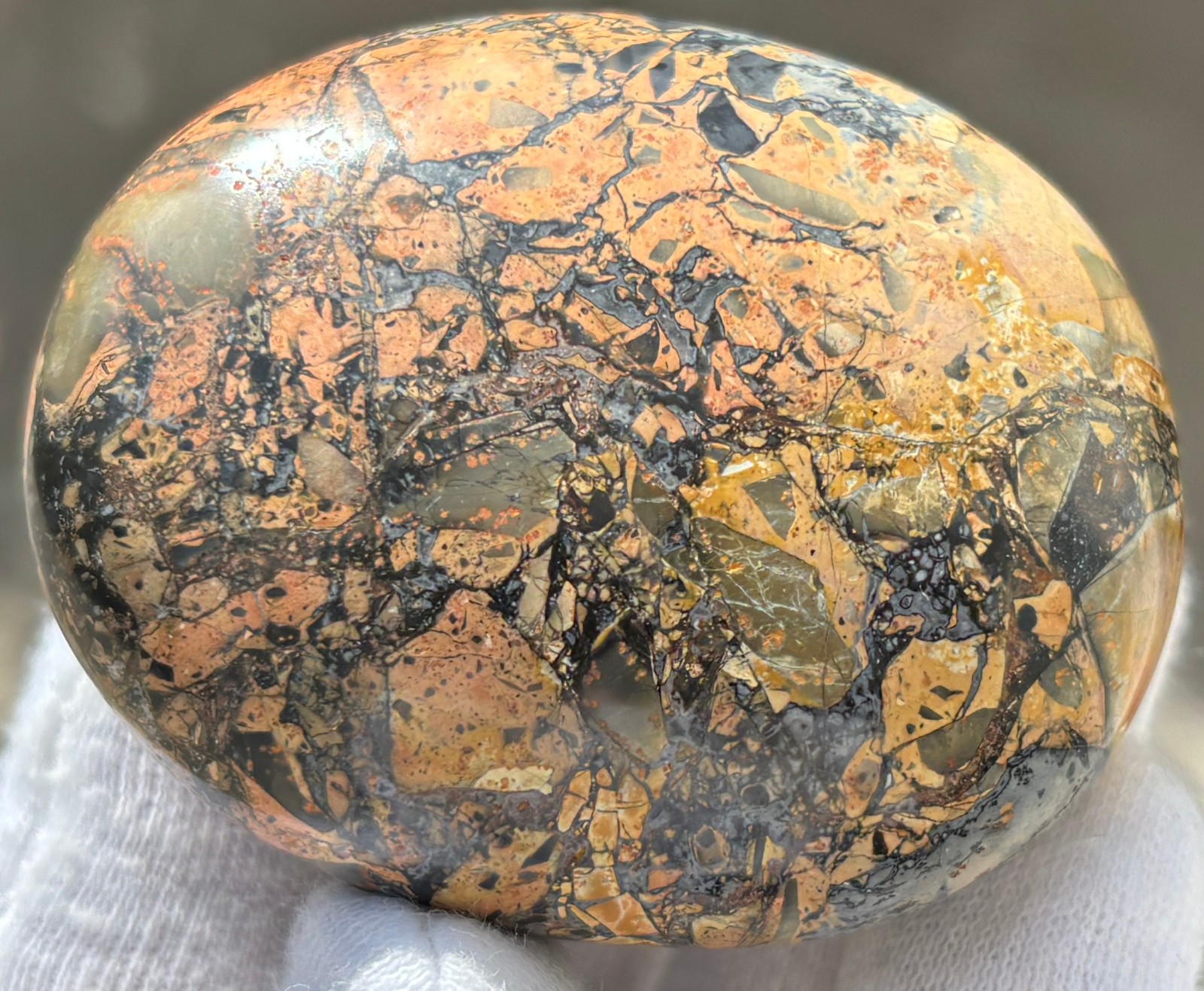 USA SALE SEE VIDEO 195g LOT MALIGANO JASPER PALMSTONES PALM STONES PALM STONE