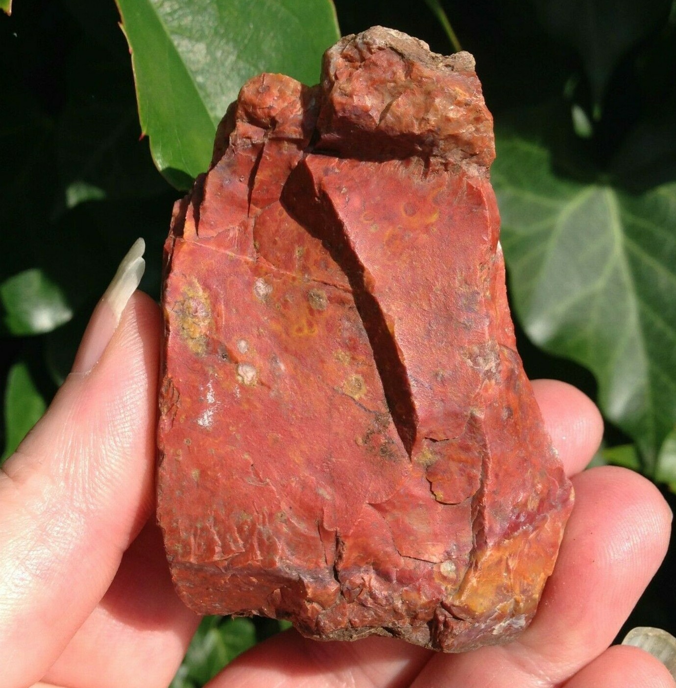 Red Jasper Natural Crystal Raw Rough Unpolished Lapidary 102g 6.45×4.7×2.5cm