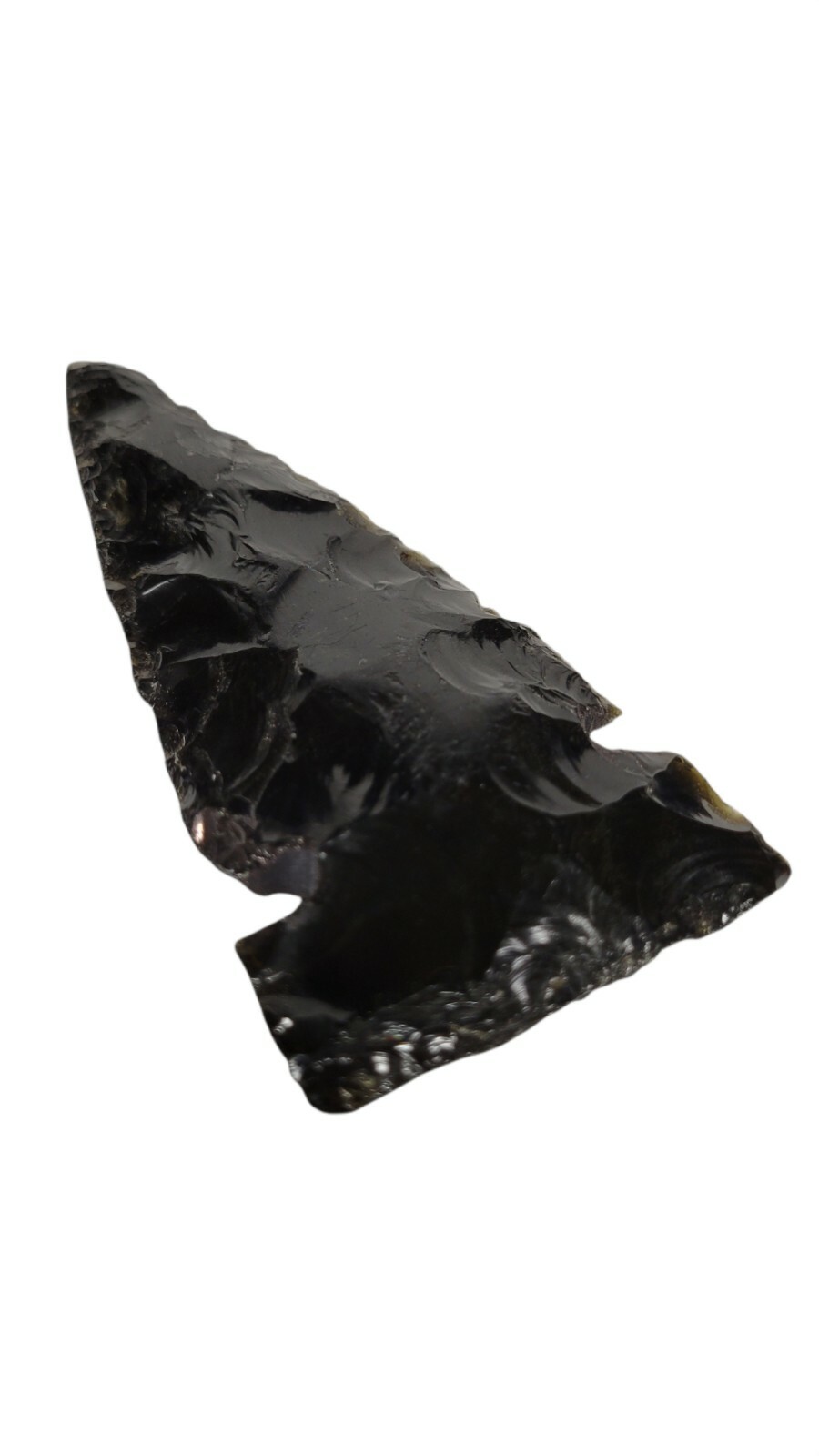 Black Obsidian Spearhead, Obsidian Arrow, Black Obsidian, 5.5 Inches