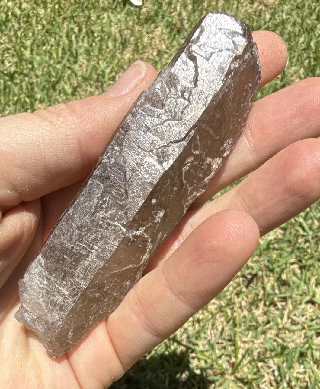 Natural Citrine Elestial wand Brazil 70g