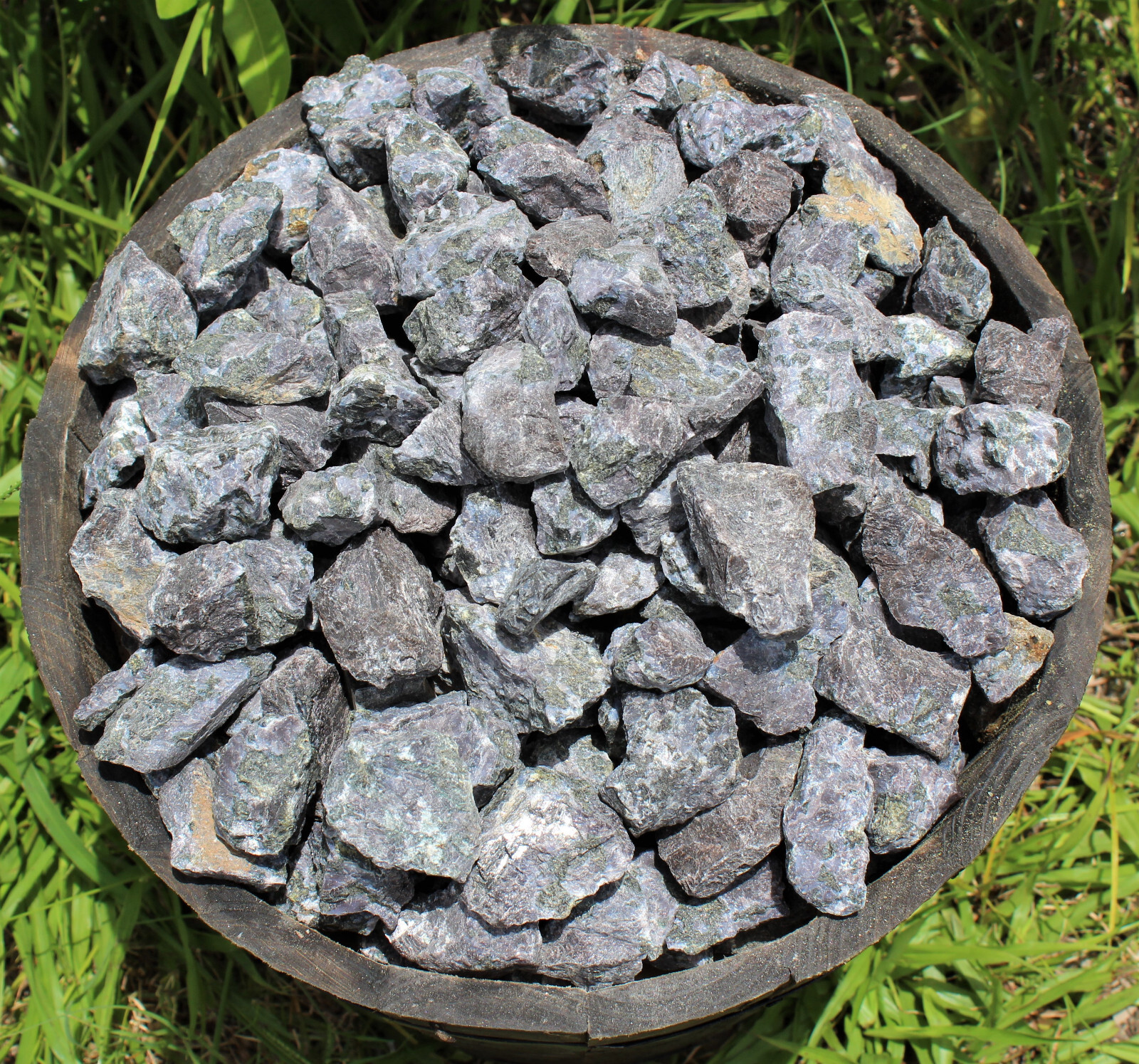 Indigo Gabbro Rough Natural Stones Bulk lots – Natural Mystic Merlinite Crystals