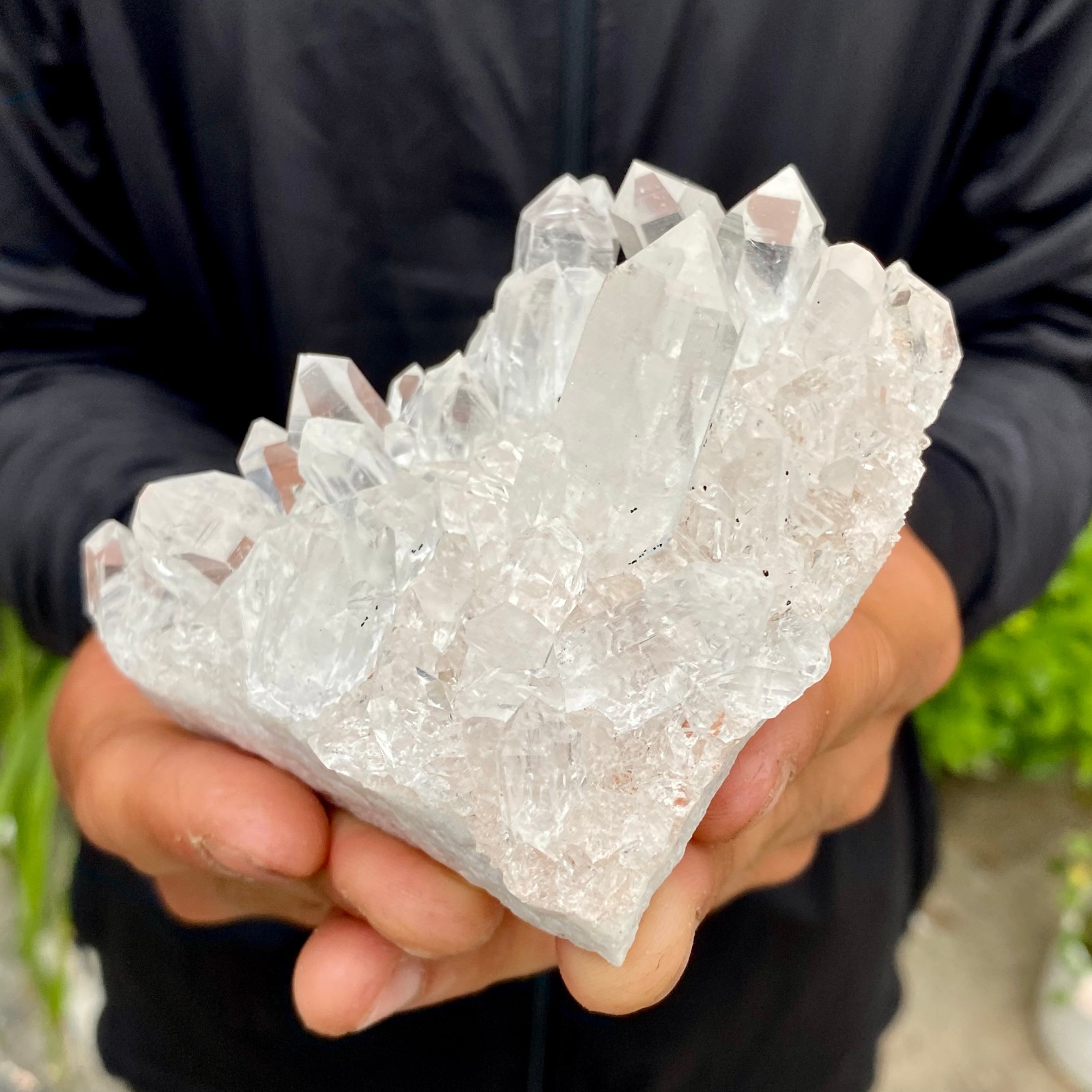 240G A+++Natural white Crystal Himalayan quartz chunk mineralsls