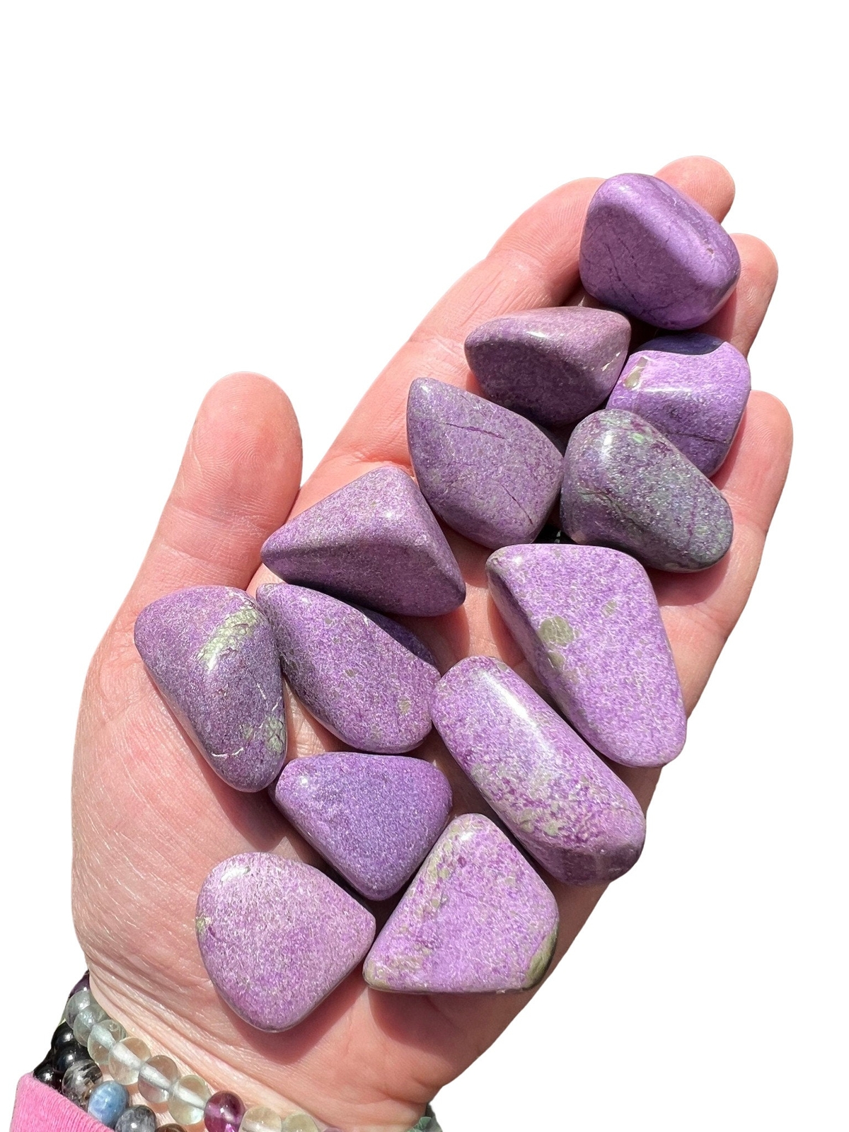 Stichtite Tumbled Stone, Natural Stichtite from Australia
