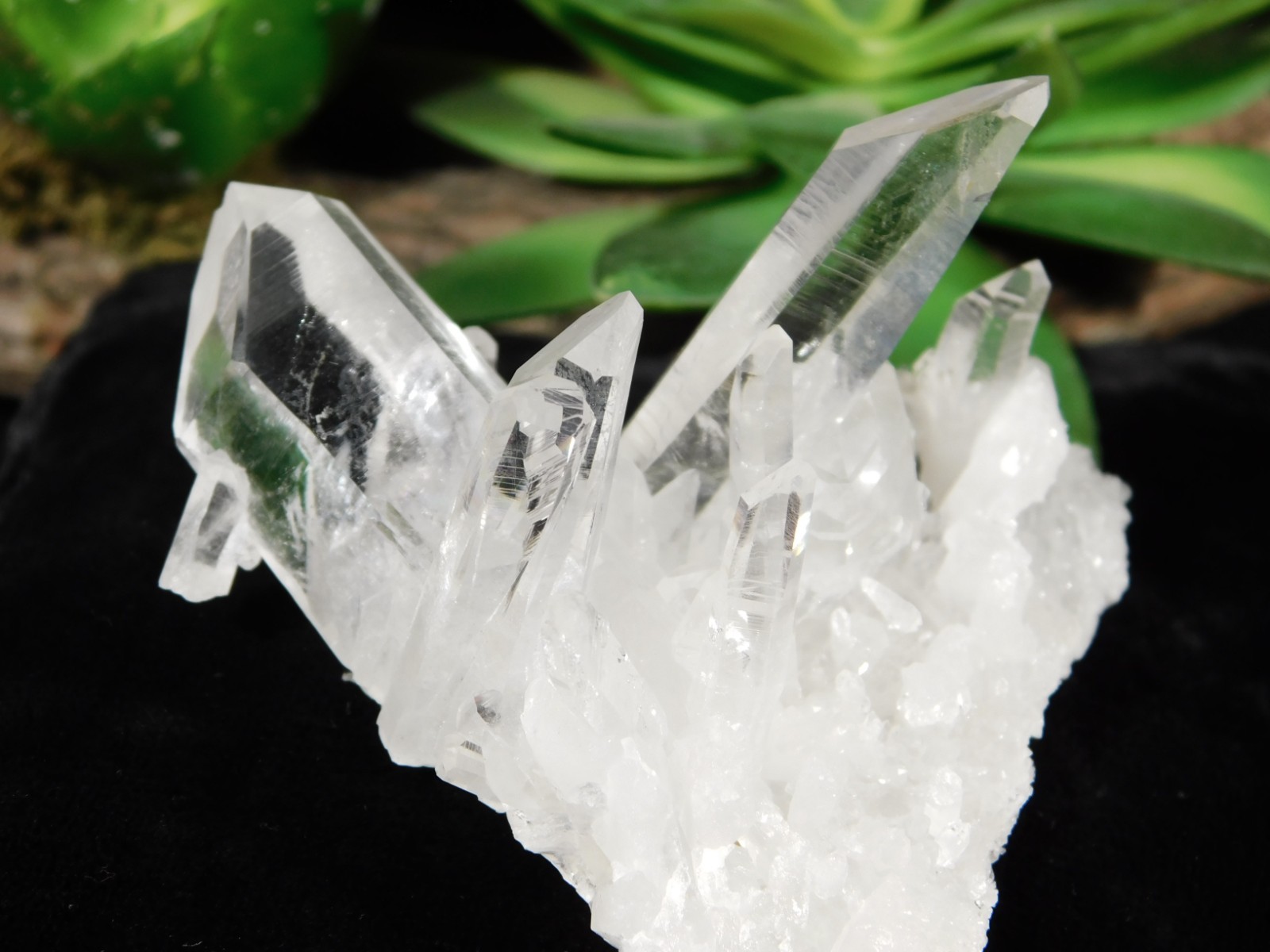 TRANSLUCENT Quartz Crystal Cluster From Collier Creek ARKANSAS 69.0gr