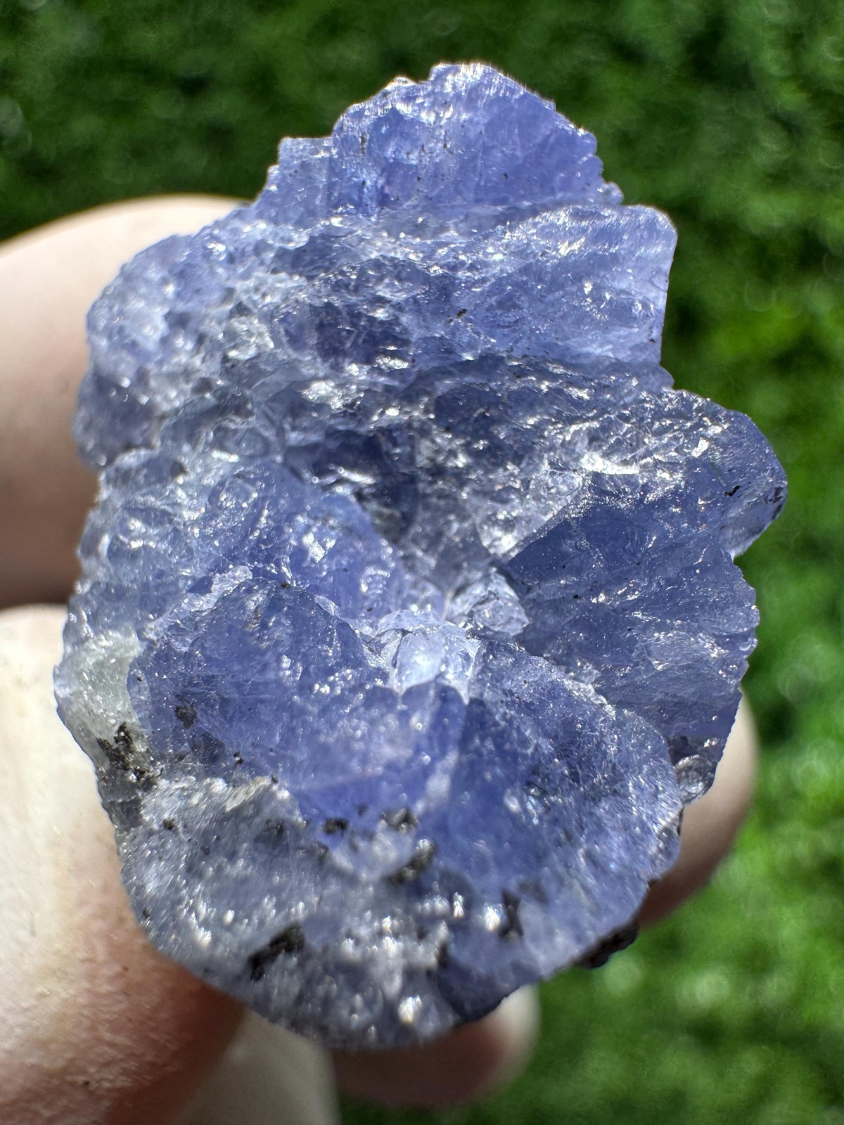 Lovely TANZANITE Crystal with COLOR CHANGE under yellow/white light / N443
