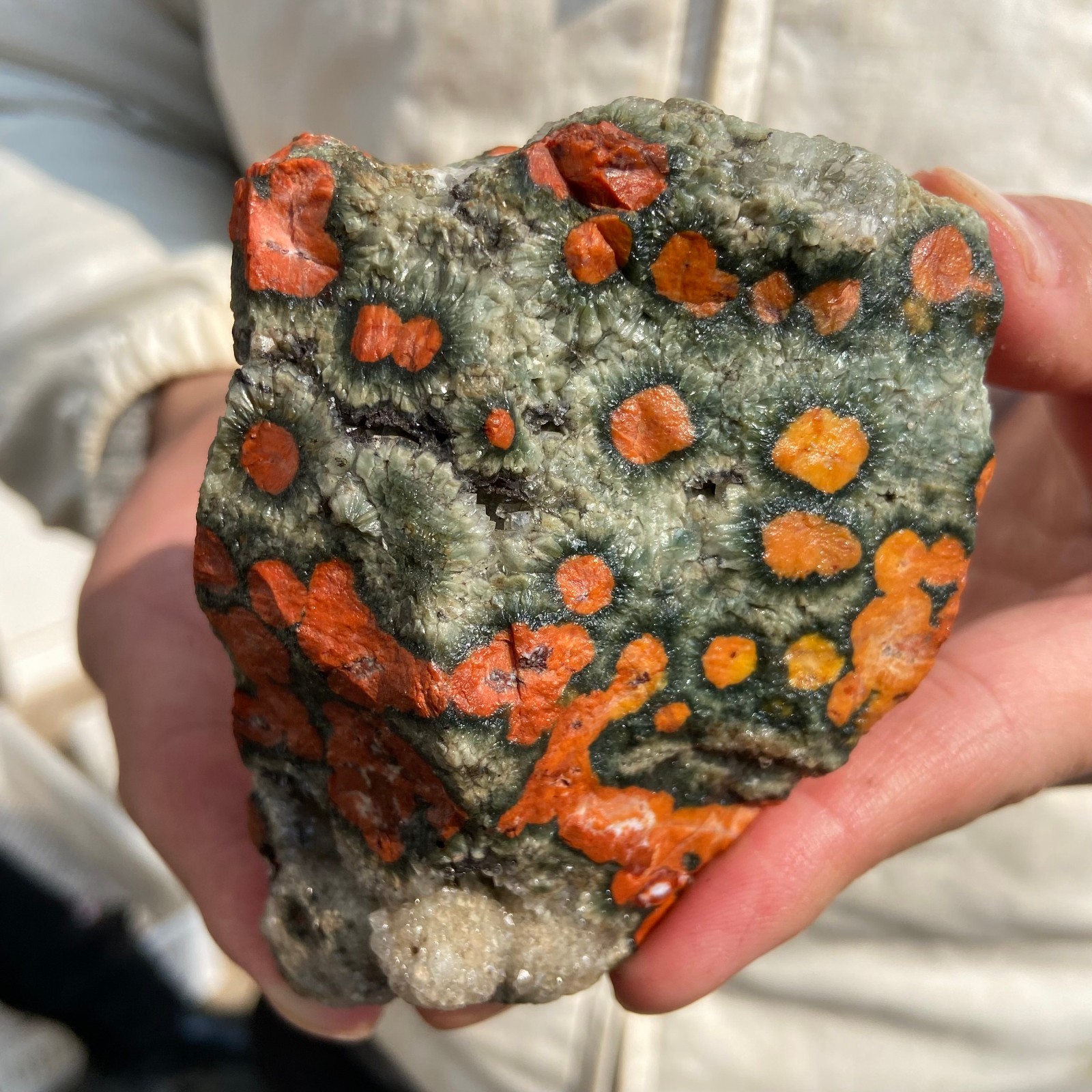1lb Natural colourful ocean jasper raw stone crystal rough mineral specimen