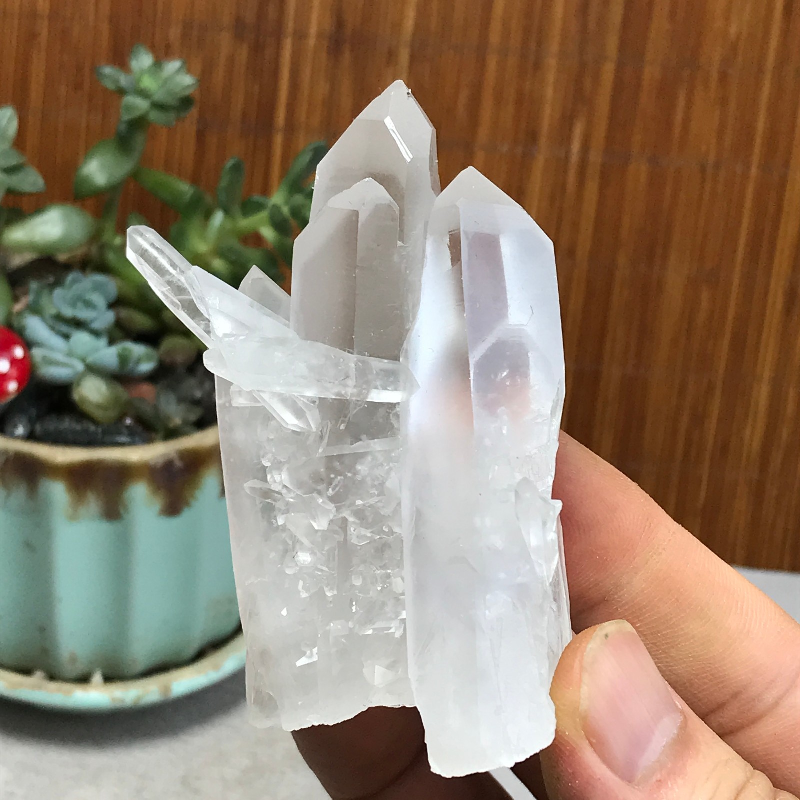 78-47-27mm Natural crystal clusters pretty Quartz Mineral Specimen 110g A6989