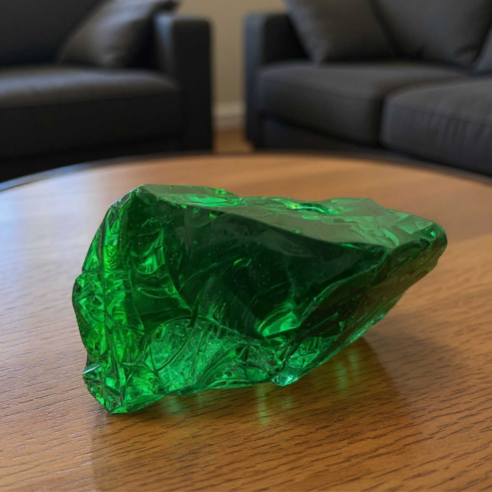 High Quality 810-950 CT Green Obsidian Crystal Rock – Healing Stone for Energy