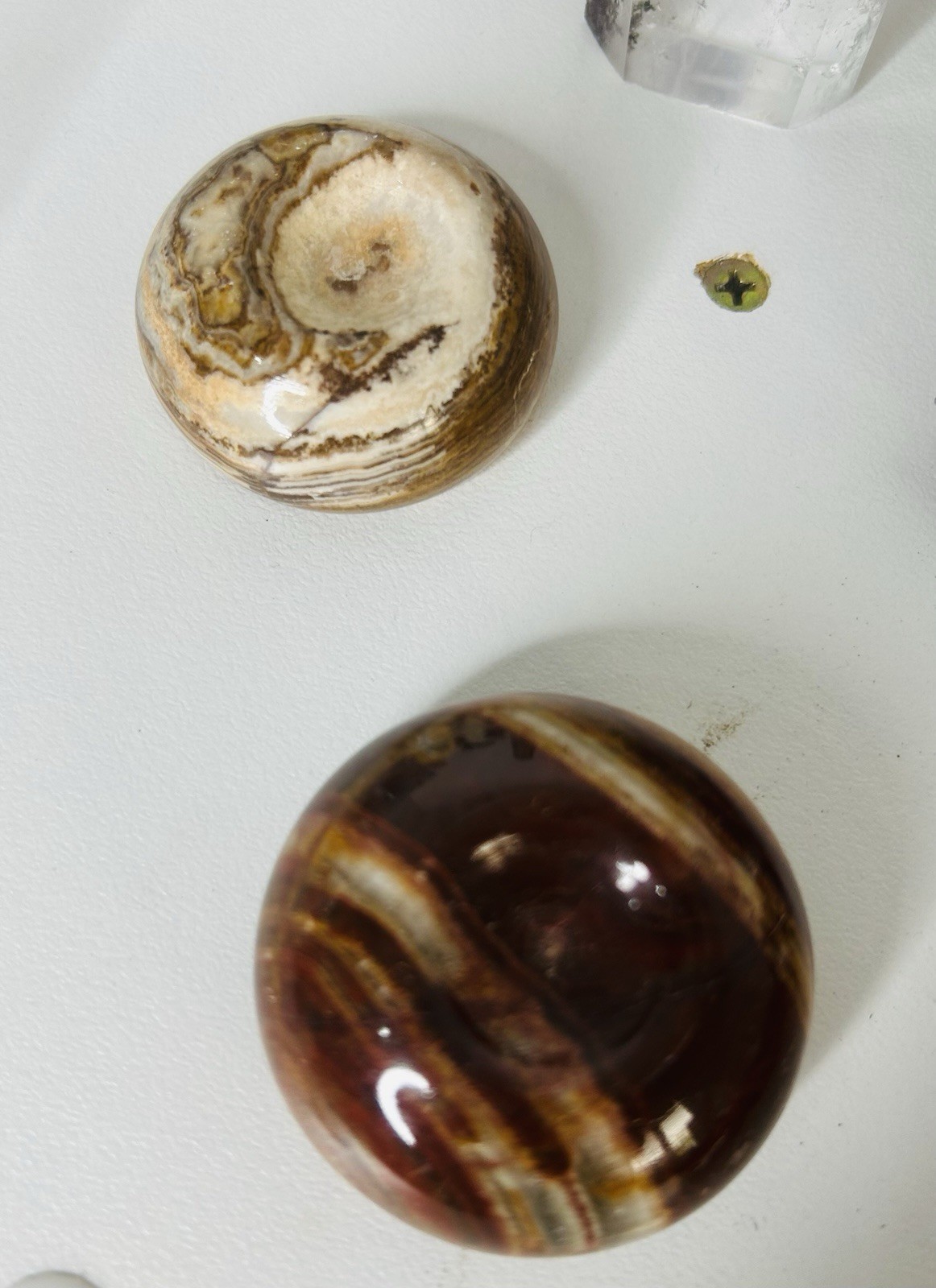 1PC Petrified Wood Crystal Stand Crystal Ball Holder Crystal Sphere – Base Only