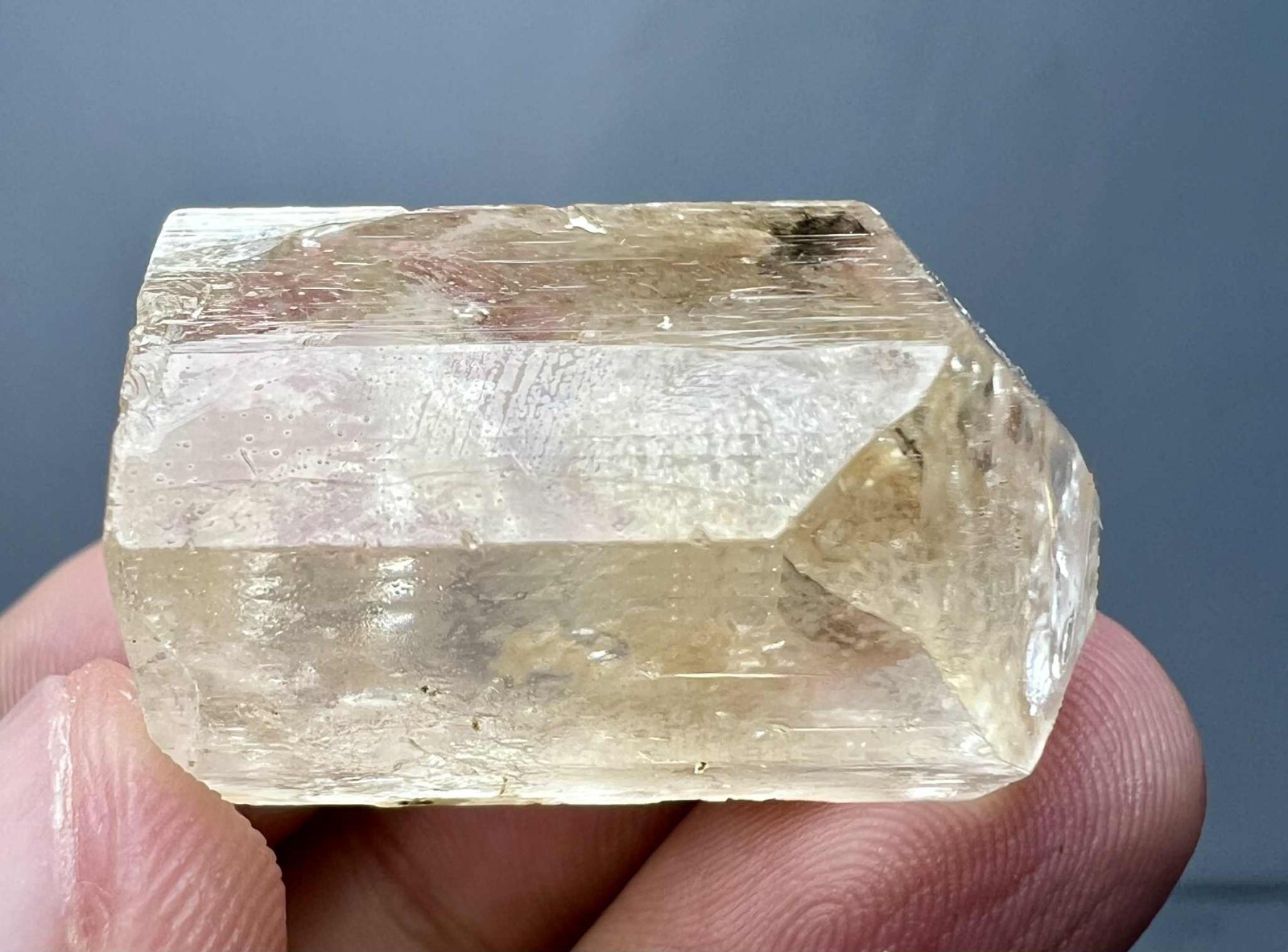 158 Carat Natural !!! Eye Clean Top Honey Color Topaz Huge Crystal @PAK