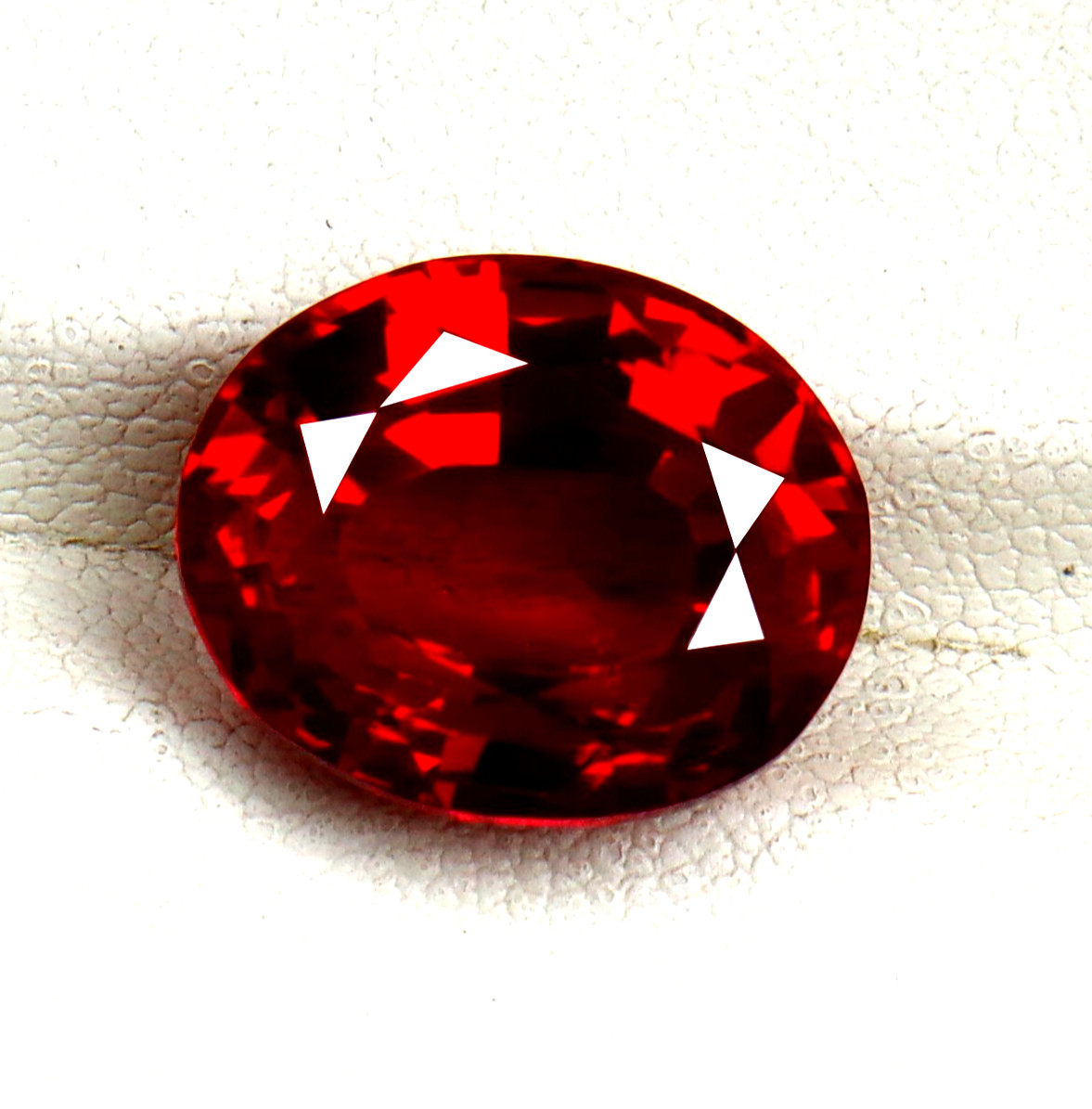 BURMA Pigeon Blood Red Ruby Certified Loose Gemstone Oval Cut 9.45 CT