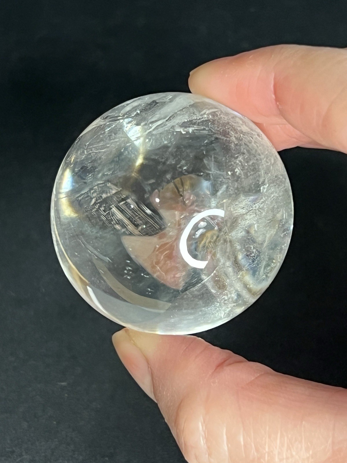 Brazilian Super Clear Quartz Crystal Ball With Rainbows 🌈 AAA+ 41mm 12