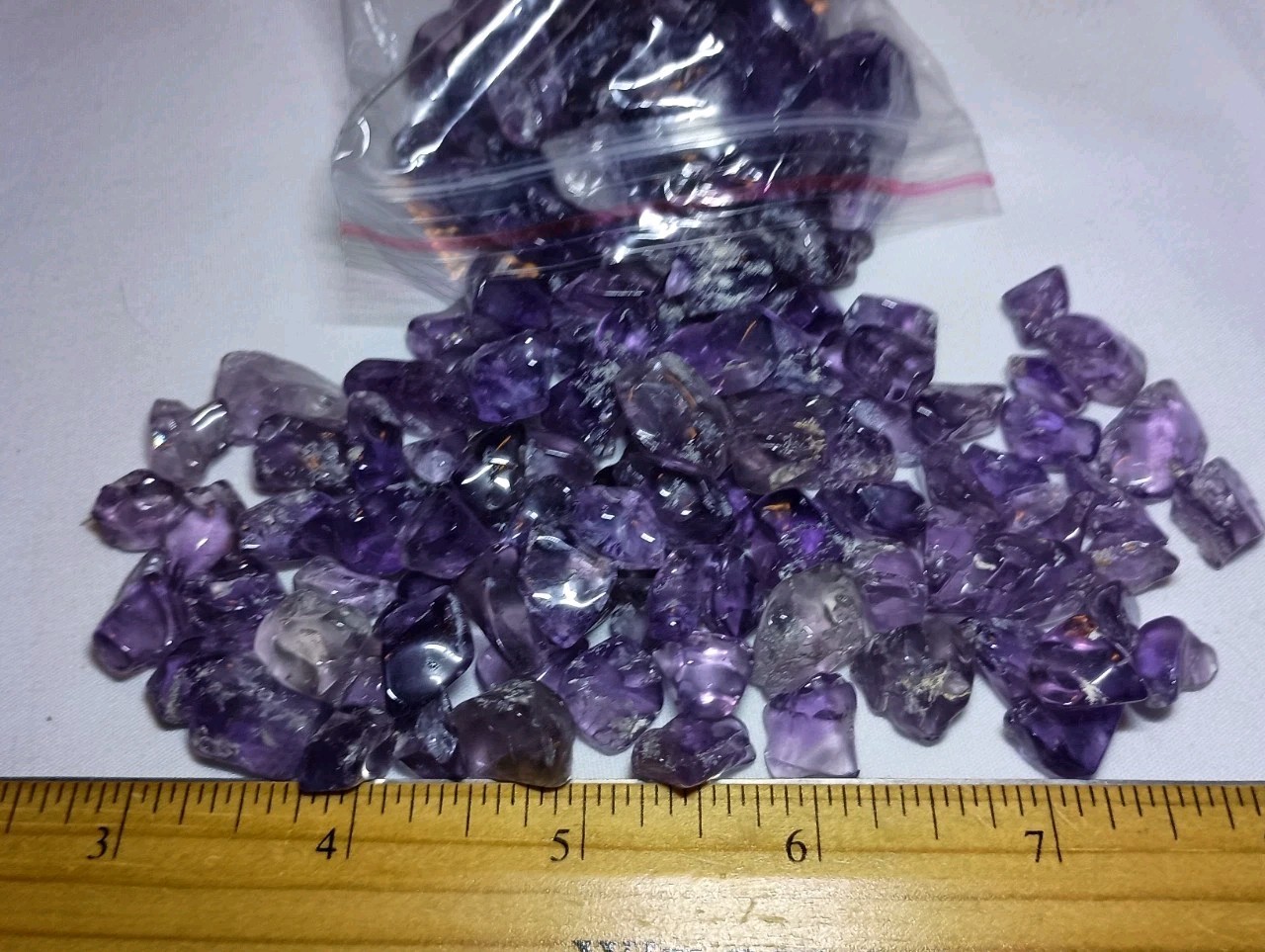 Amethyst Chips/Nuggets – Undrilled For Jewelry/Crafts 225 Grams