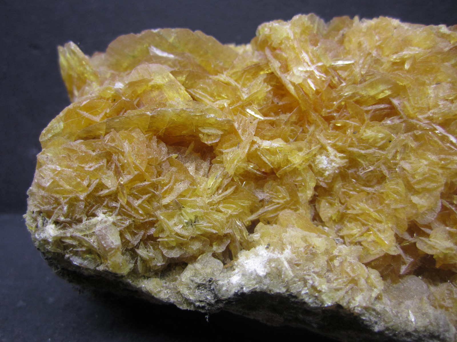 Orange Selenite Crystal Cluster, Salinas de Otuma, Peru #3