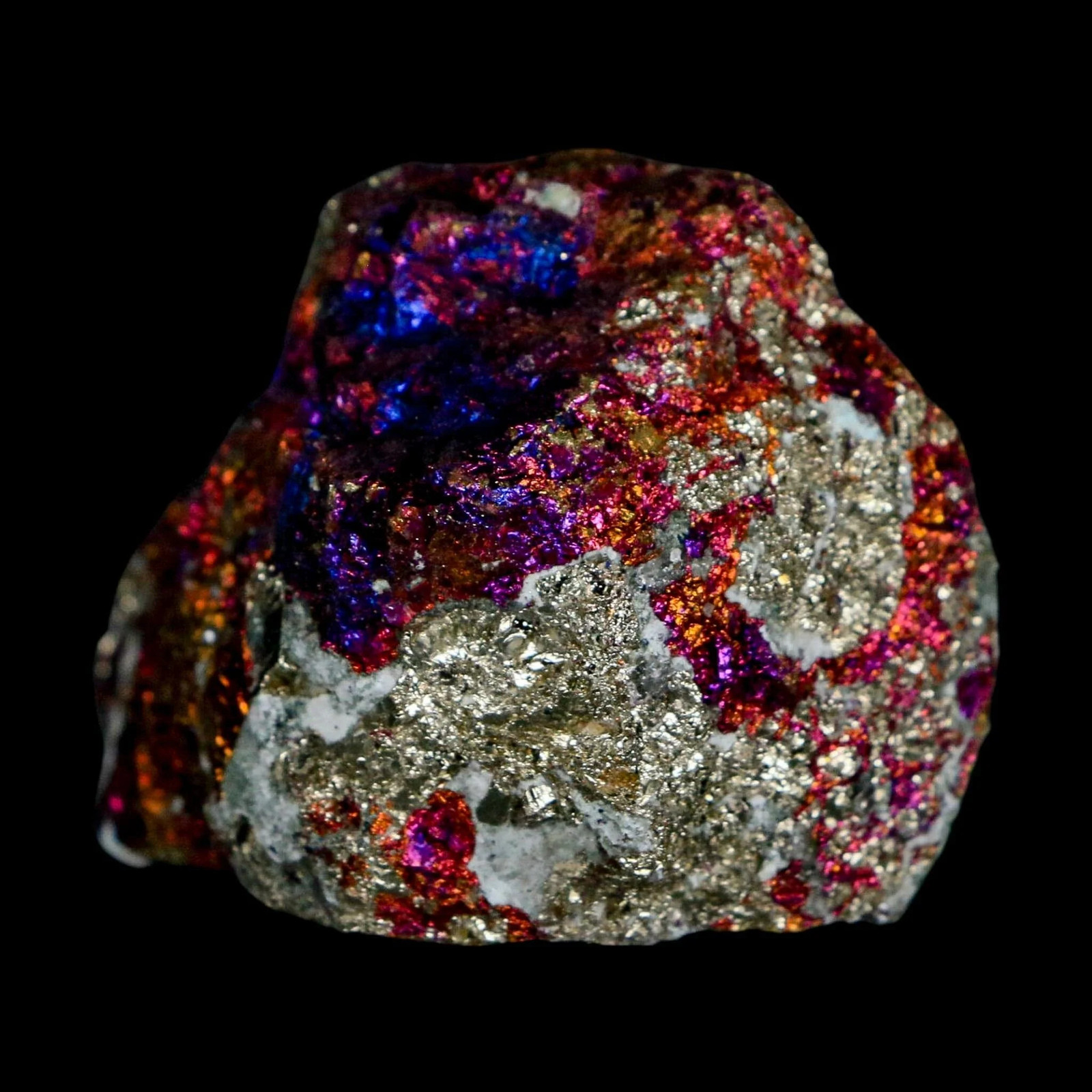 2.4″ Chalcopyrite Bornite Brilliant Multicolored Peacock Ore Chihuahua Mexico