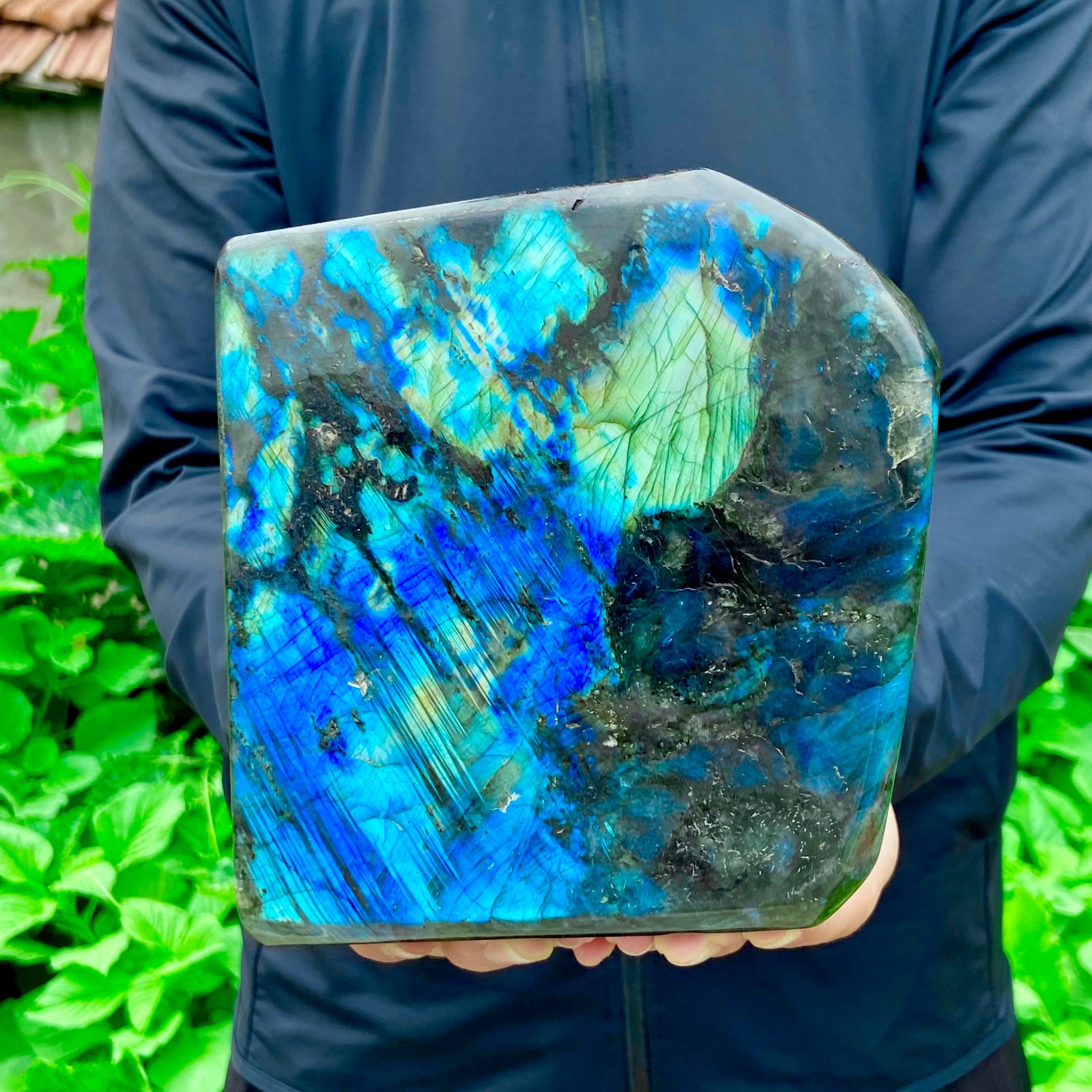 6.2LB Natural Gorgeous Labradorite QuartzCrystal Stone Specimen Healing