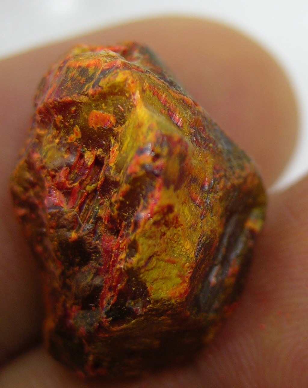 #4 Peru 27.00 ct 100% Natural Rare Rough Red Realgar Crystal Specimen 5.40g 19mm