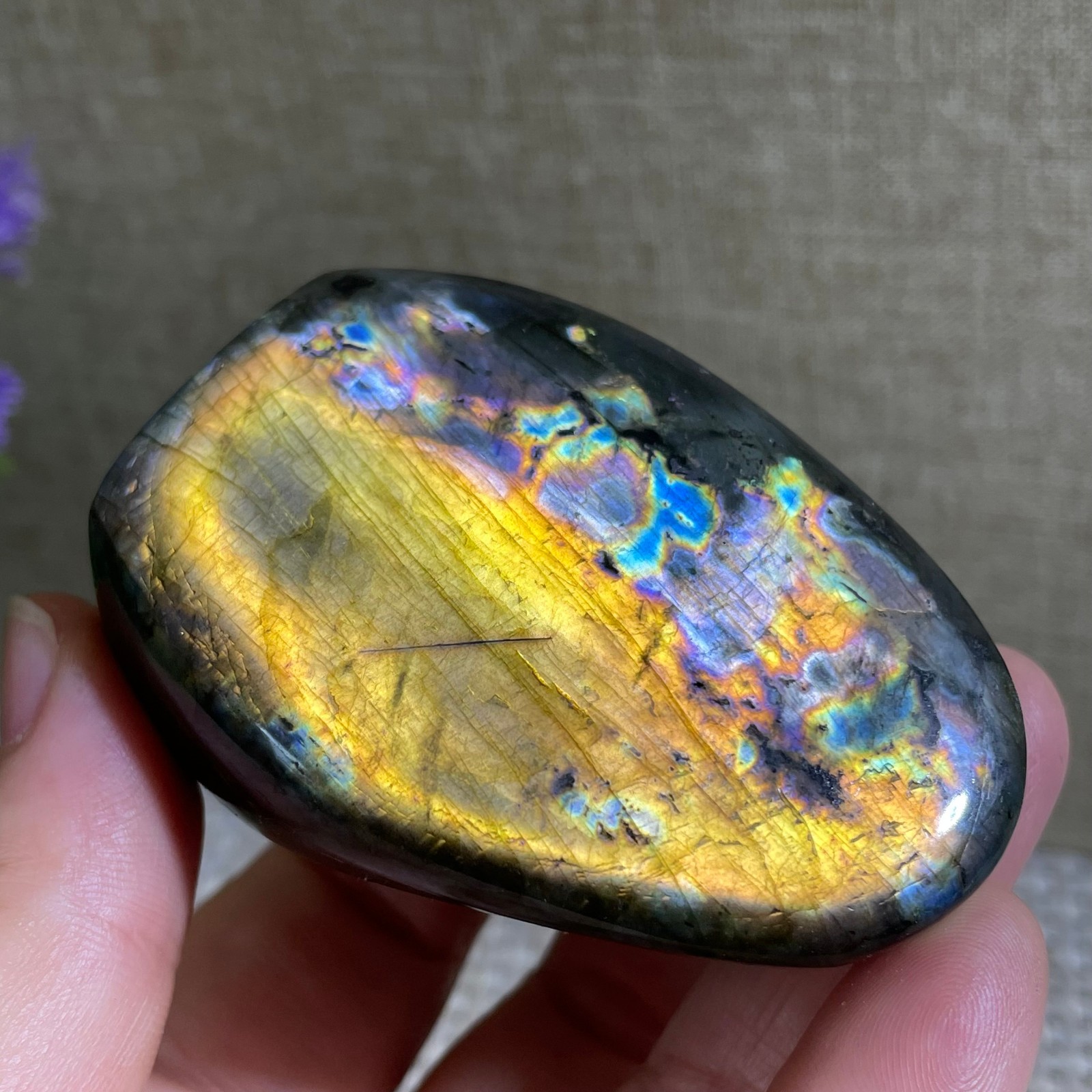 Natural Labradorite Crystal gemstone rough original Specimen 151g