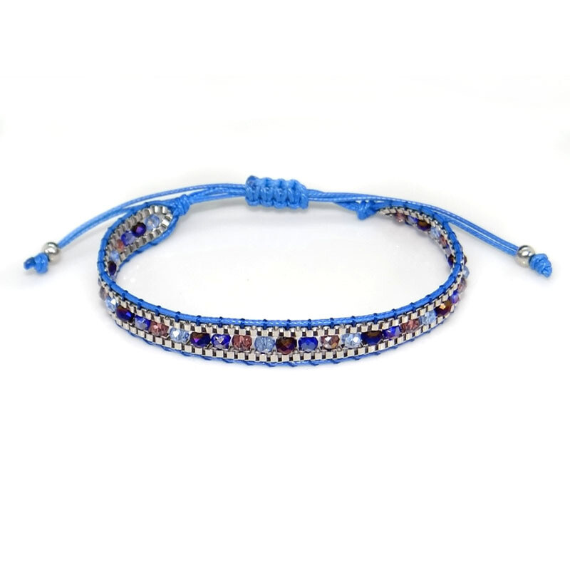 Originality Retro simplicity Bracelet Quartz Braided rope Push-pull Bracelet