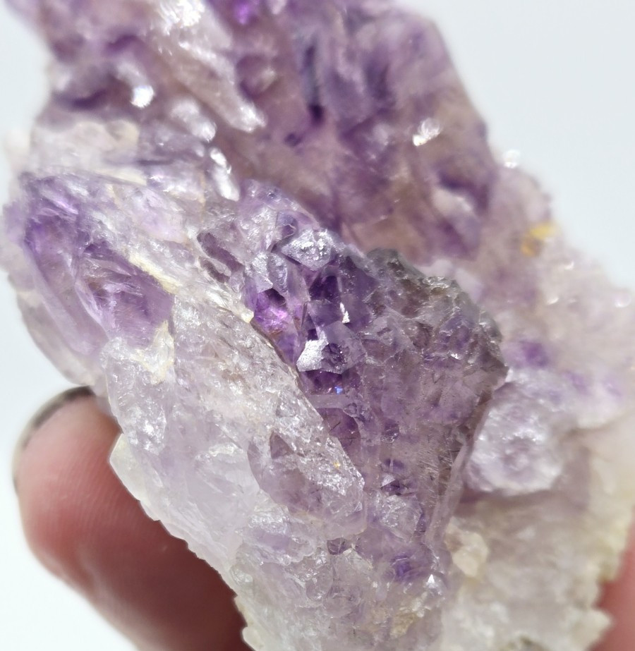 Unique Locality Purple Amethyst Crystal Specimen – India