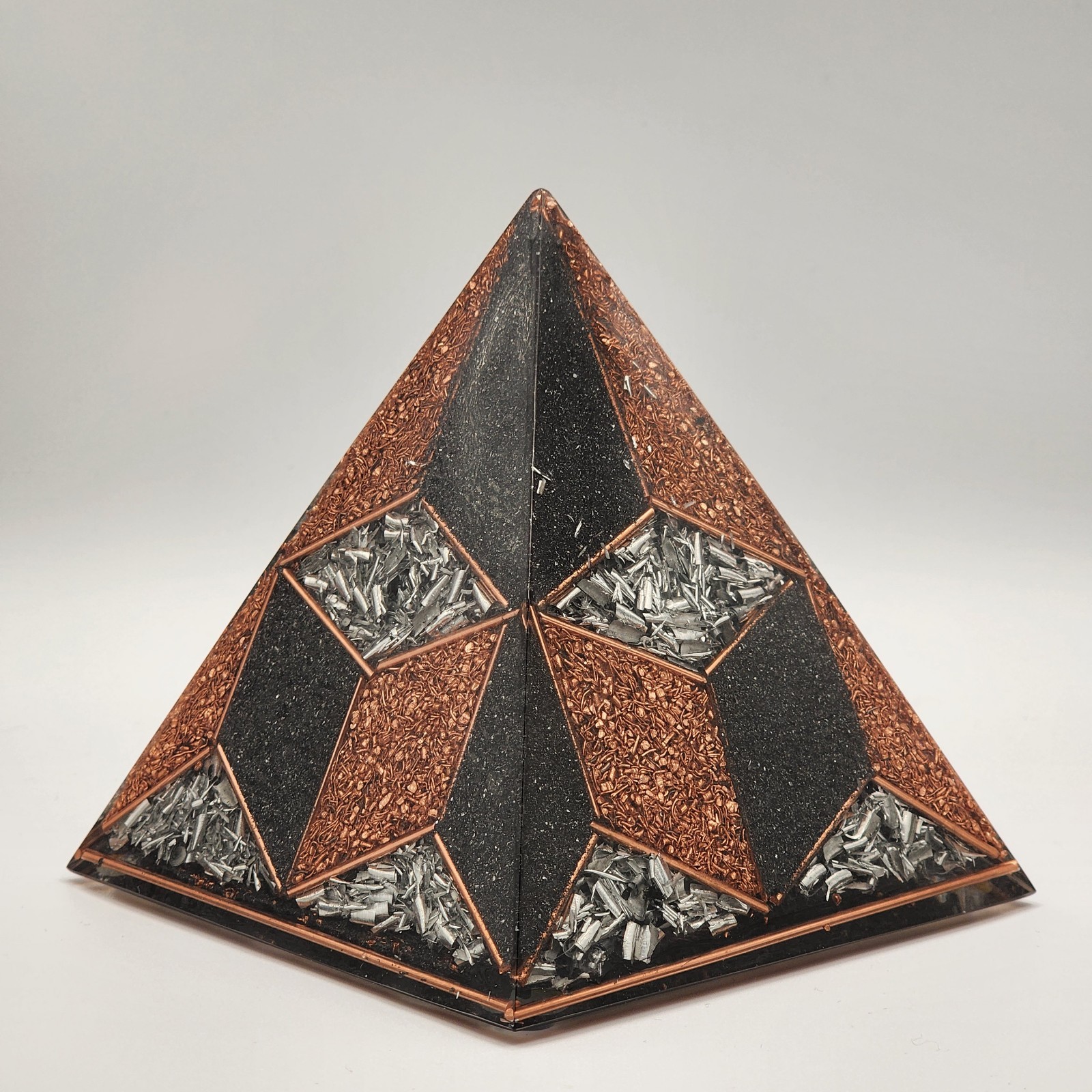 Orgonite Handmade Pyramid – Energy Balancing, Positive Transformation